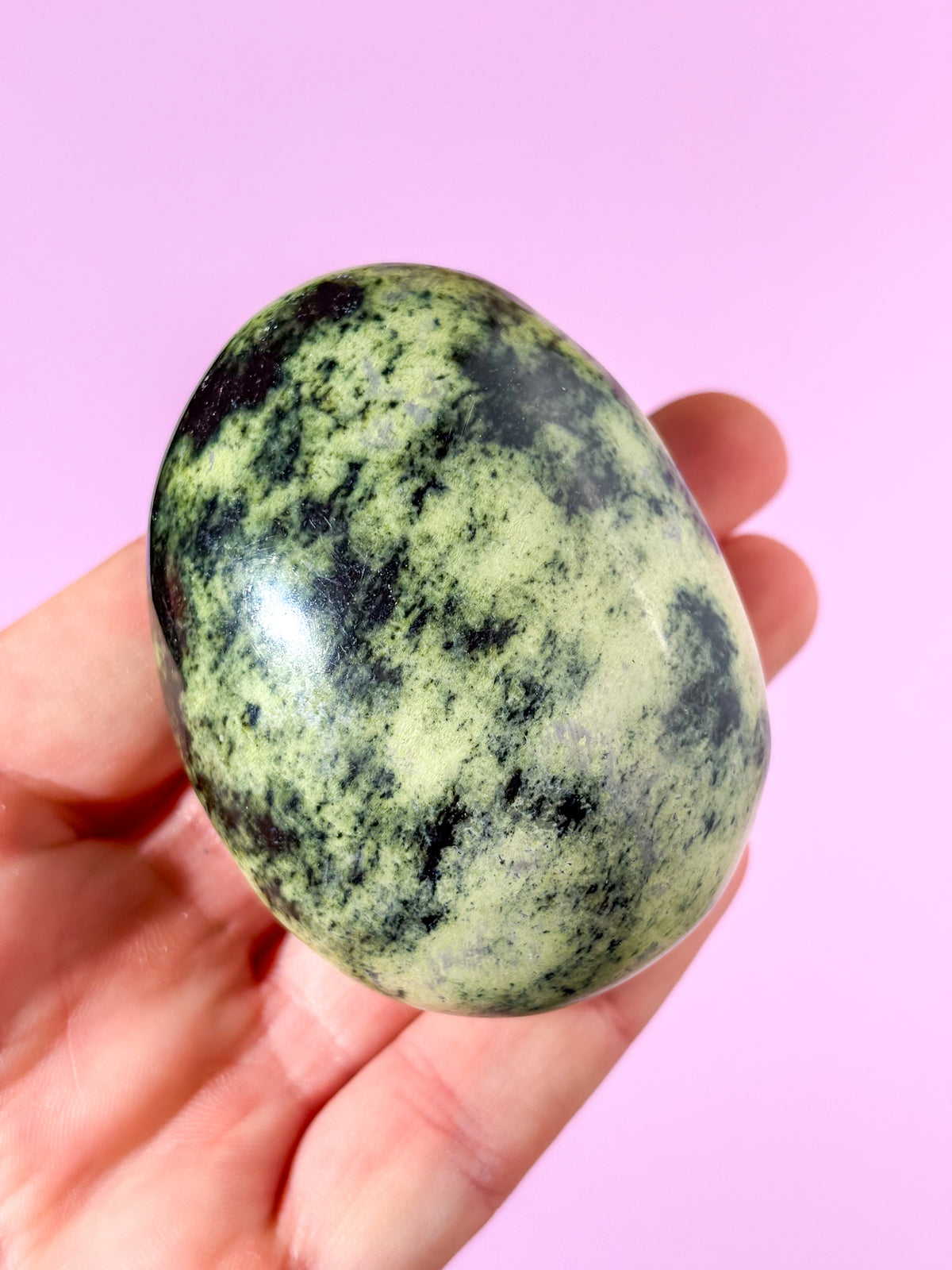 Leopard Serpentin Palmstone (Nr. 16)
