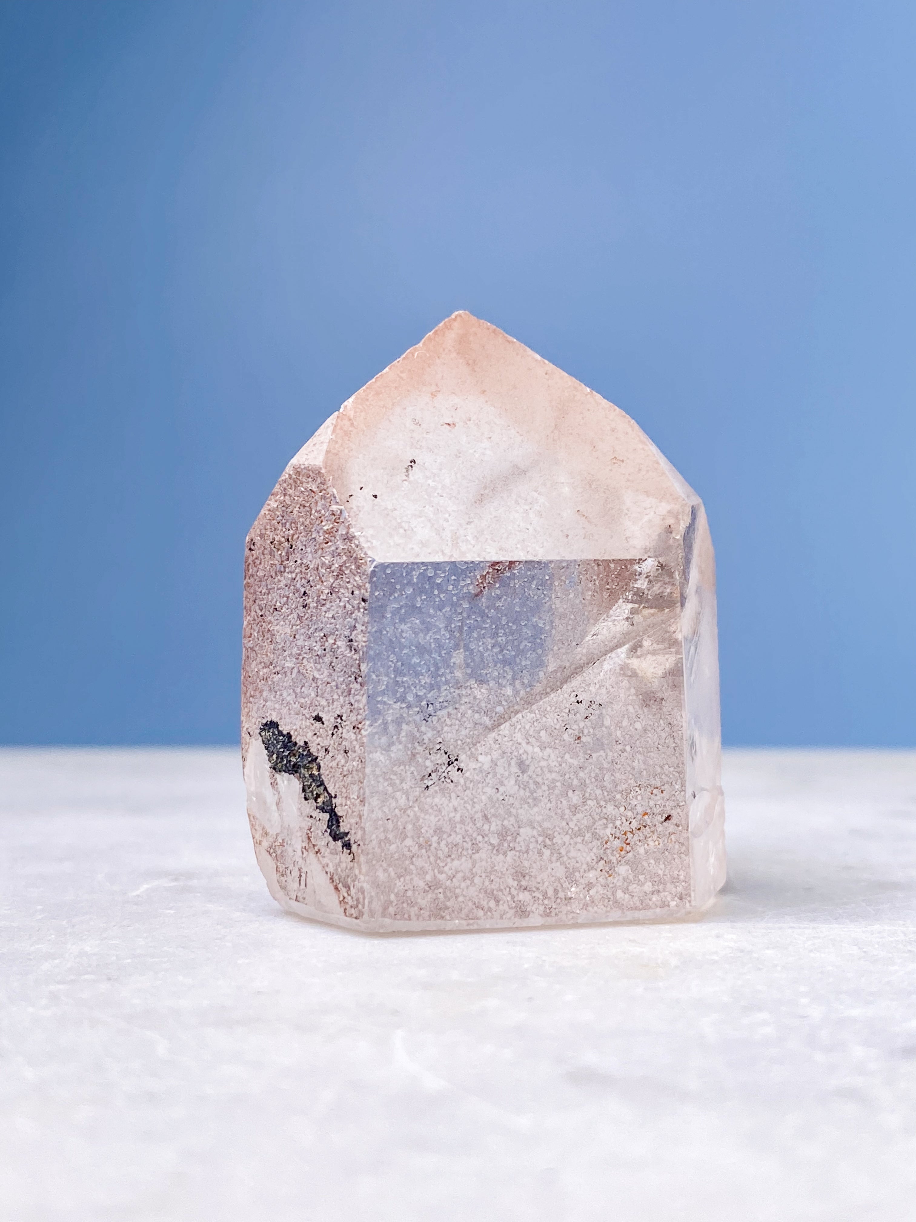 Pink Lithium Kvarts Tårn (Nr. 3)