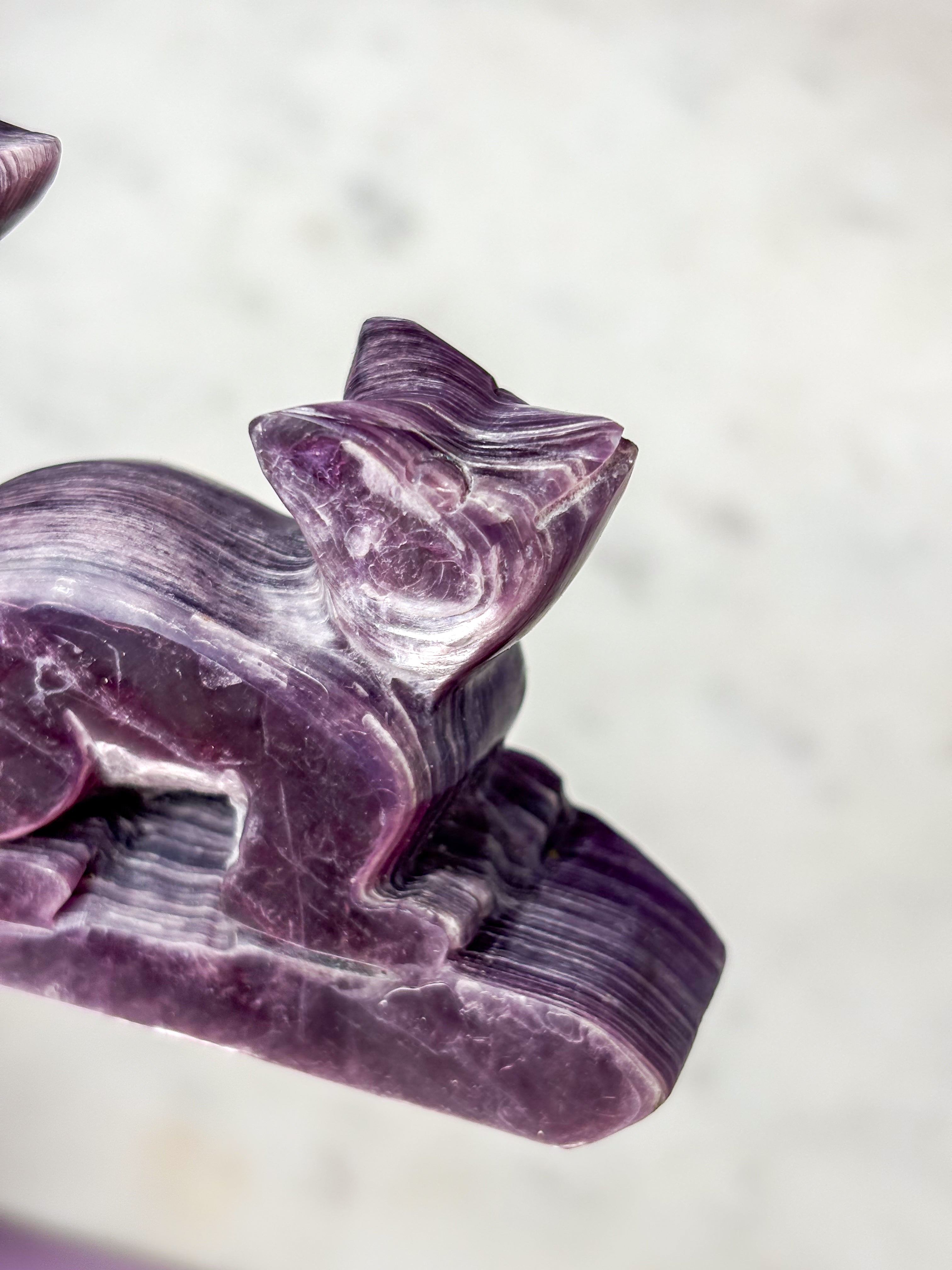 Gemmy Lepidolit Ræv (Nr. 1)