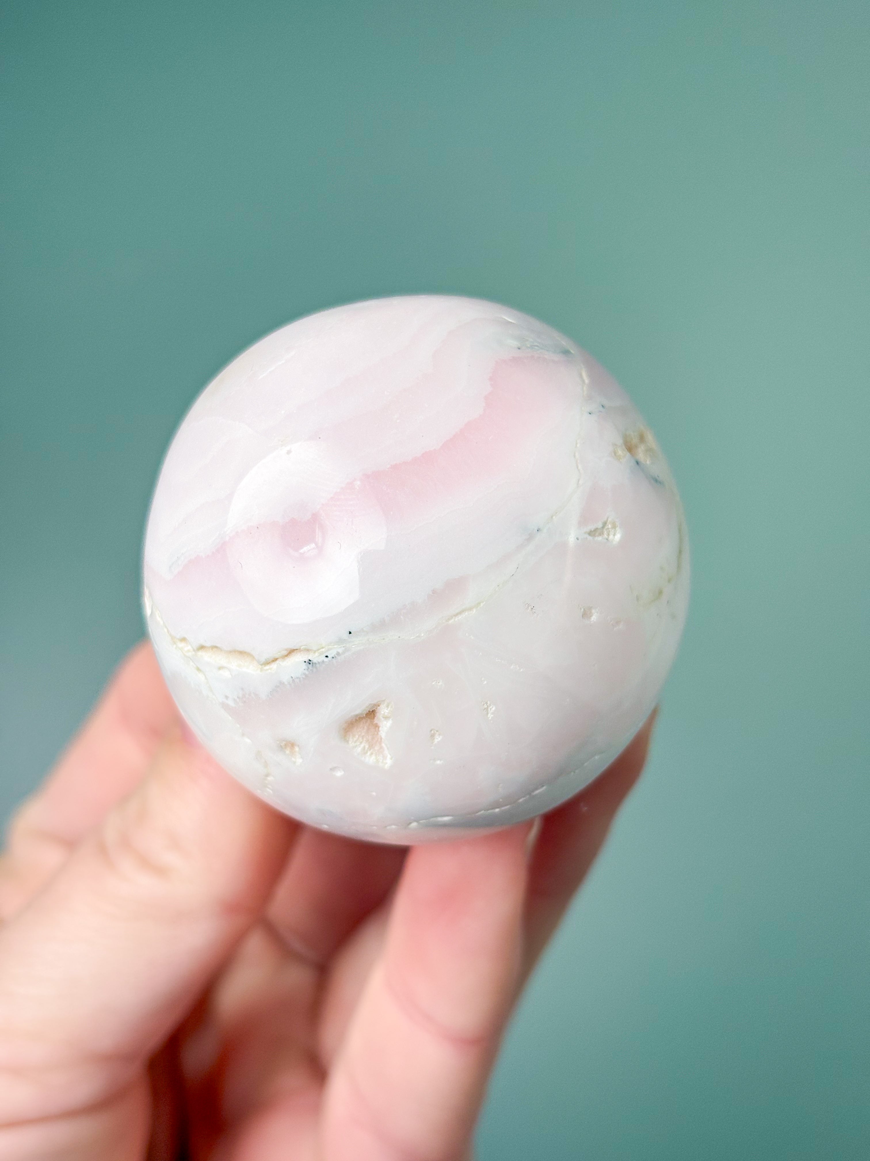 Mangano Calcit Kugle (Nr. 1)