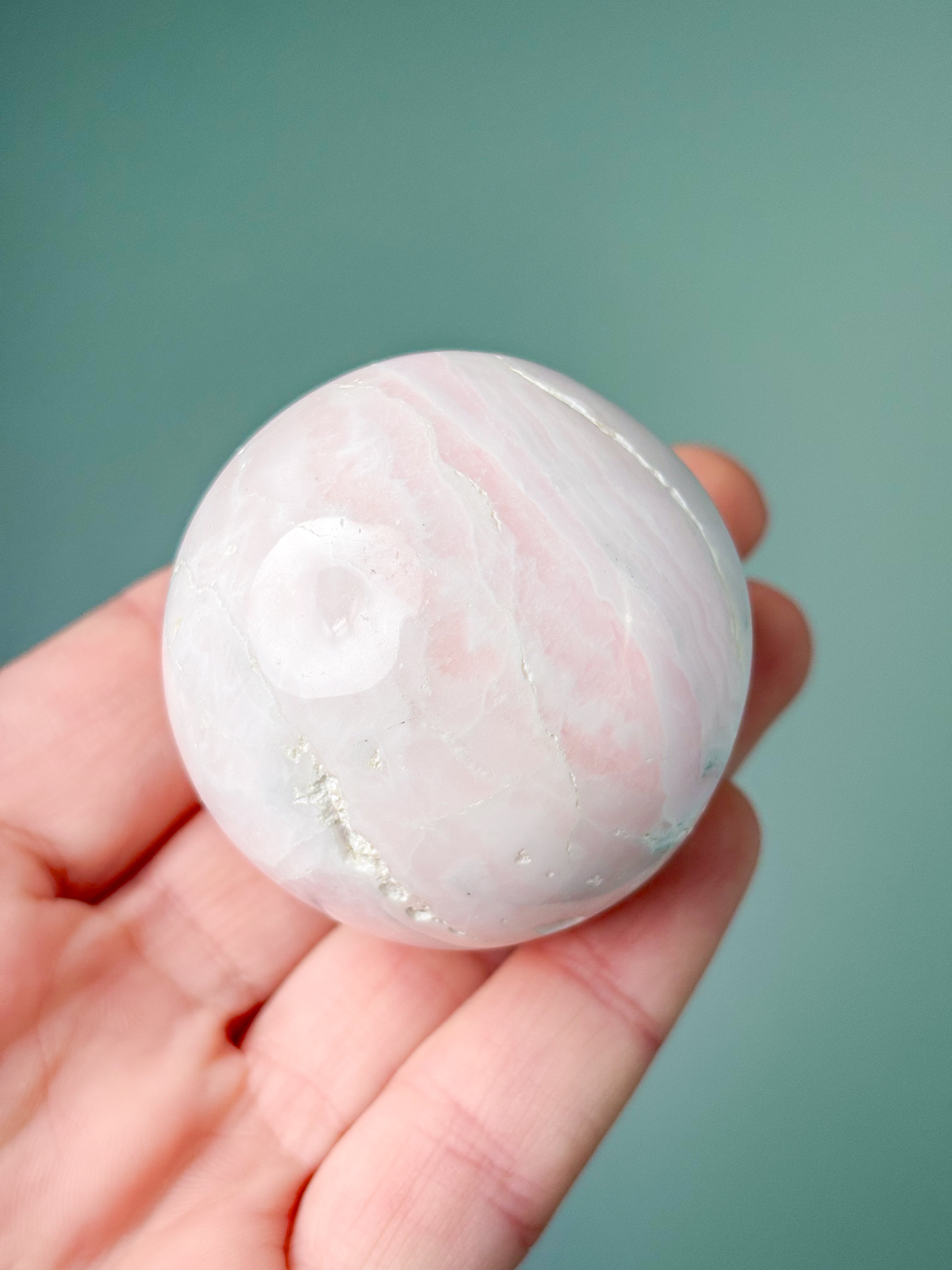 Mangano Calcit Kugle (Nr. 1)