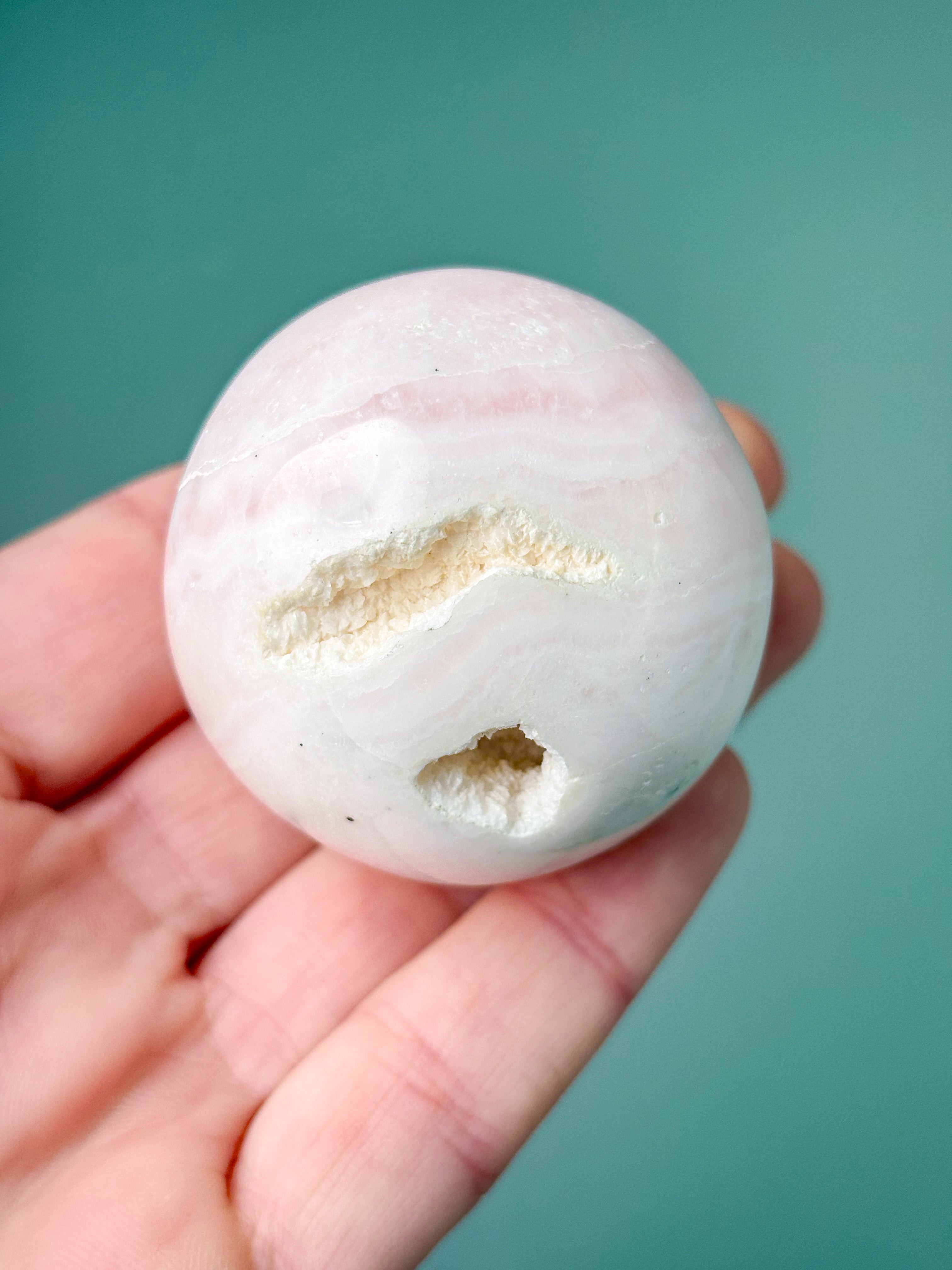 Mangano Calcit Kugle (Nr. 5)