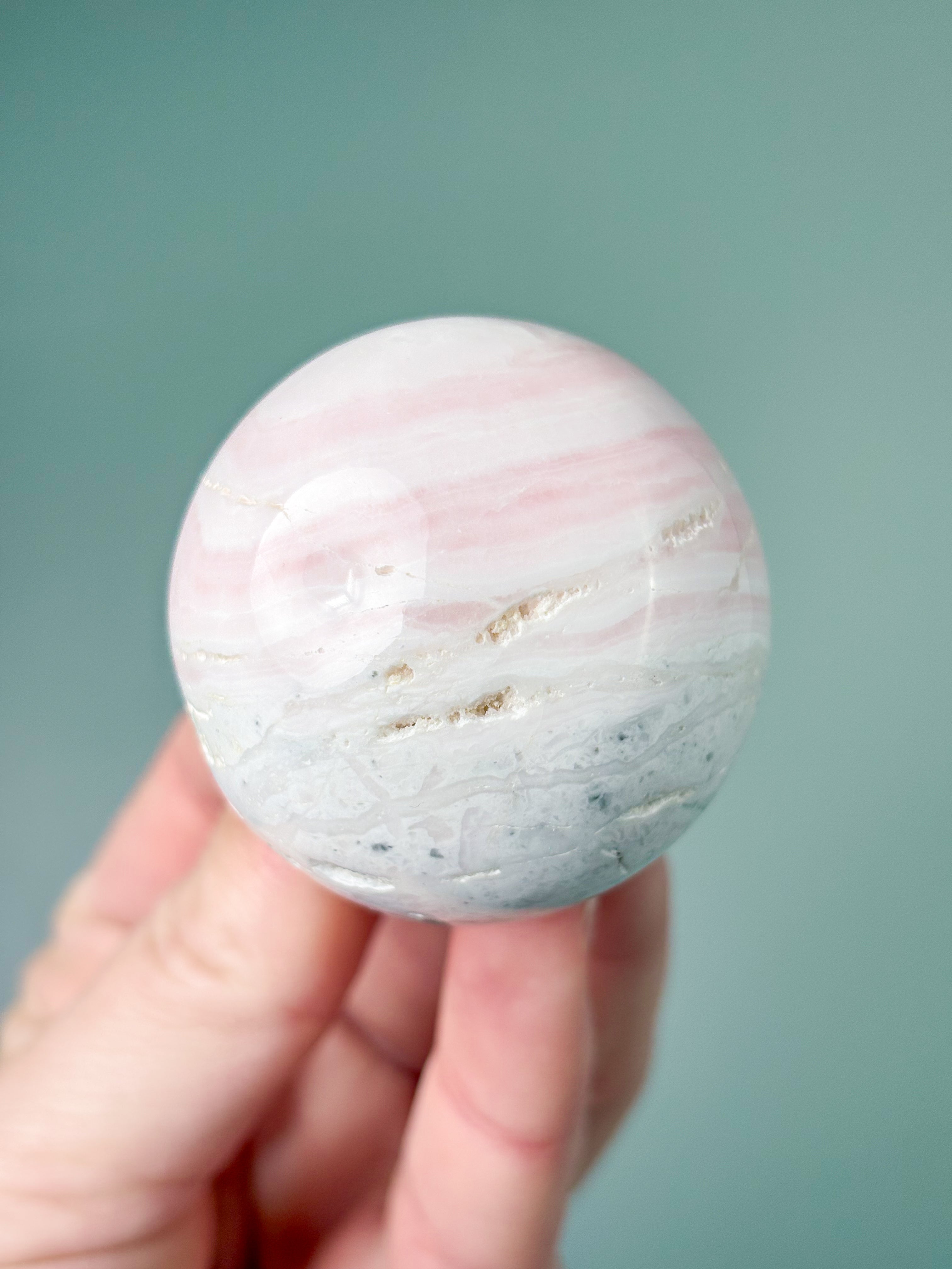 Mangano Calcit Kugle (Nr. 6)