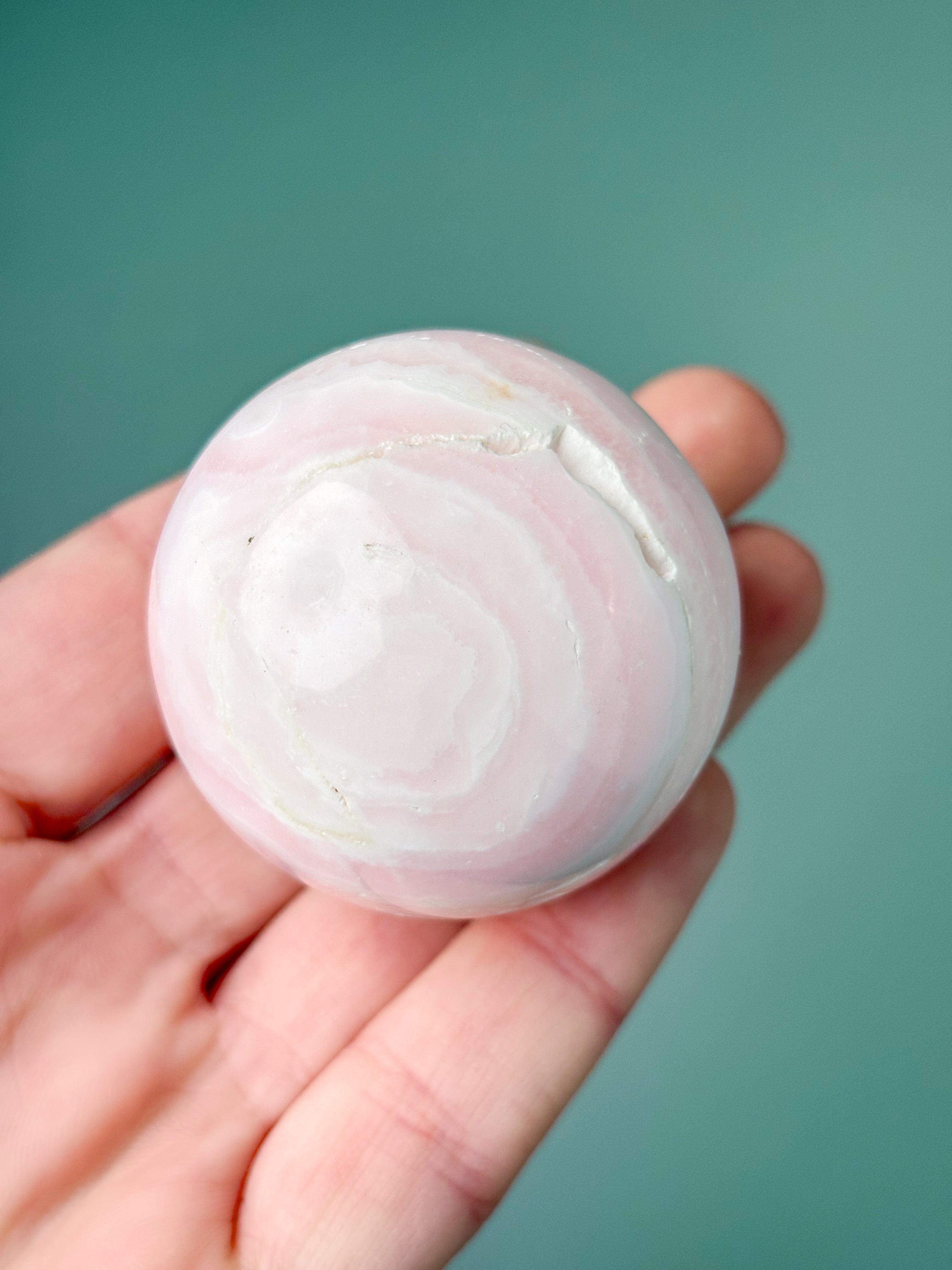 Mangano Calcit Kugle (Nr. 8)