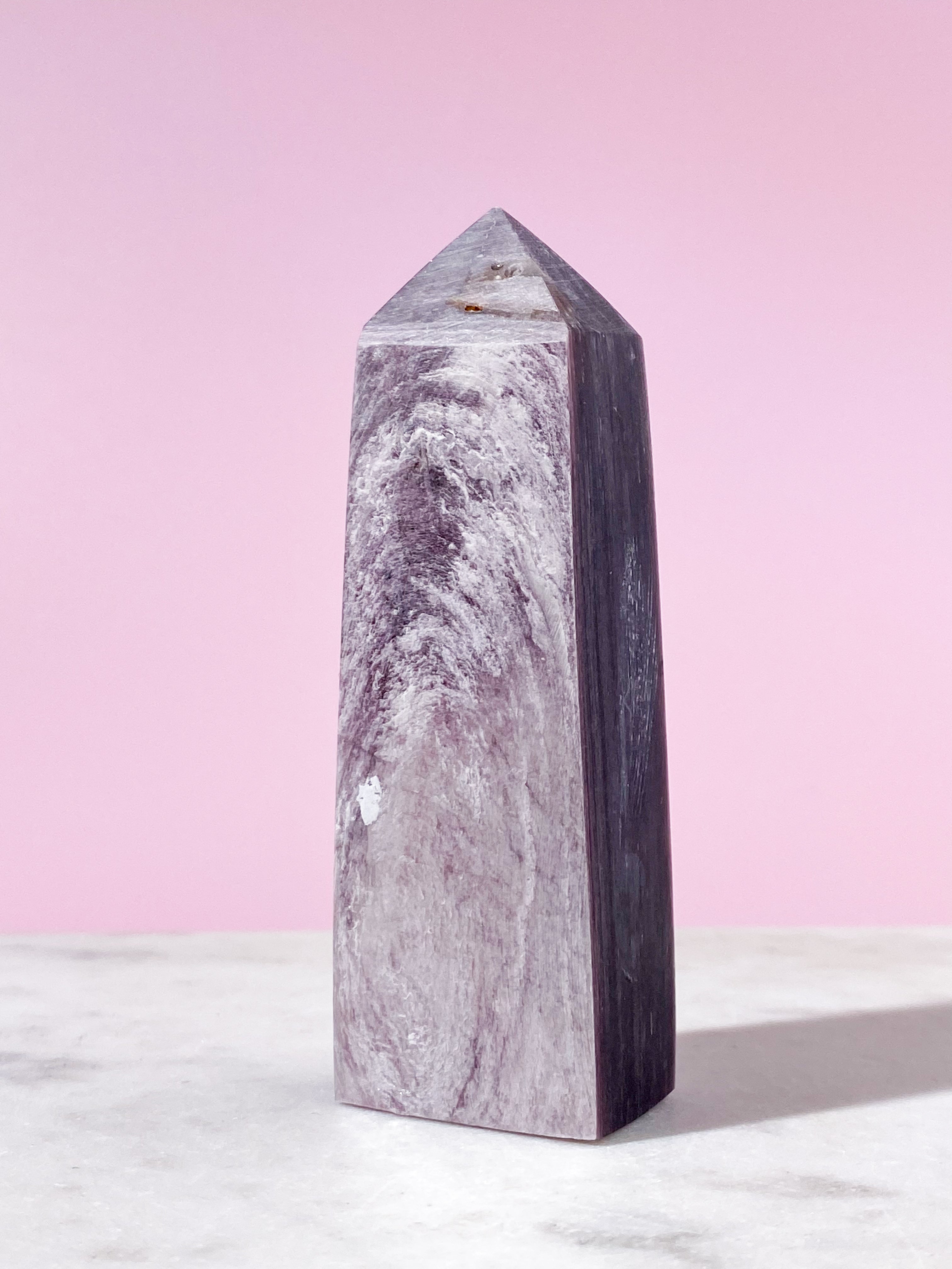 Gemmy Lepidolit Tårn (Nr. 1)