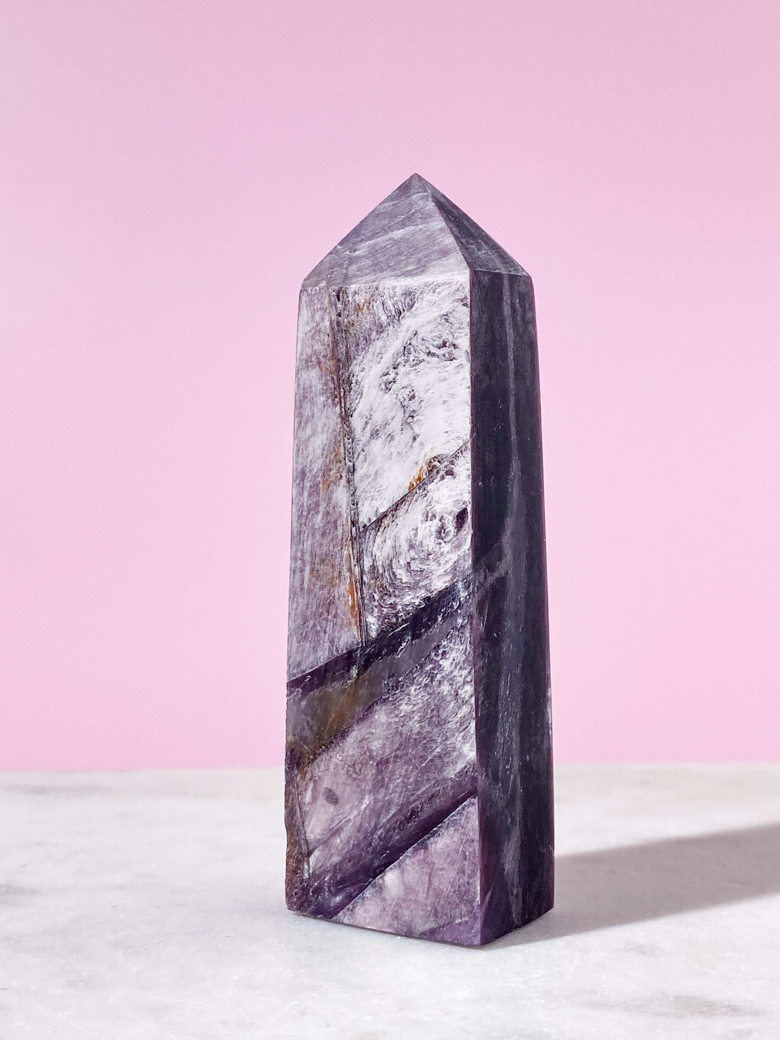 Gemmy Lepidolit Tårn (Nr. 2)