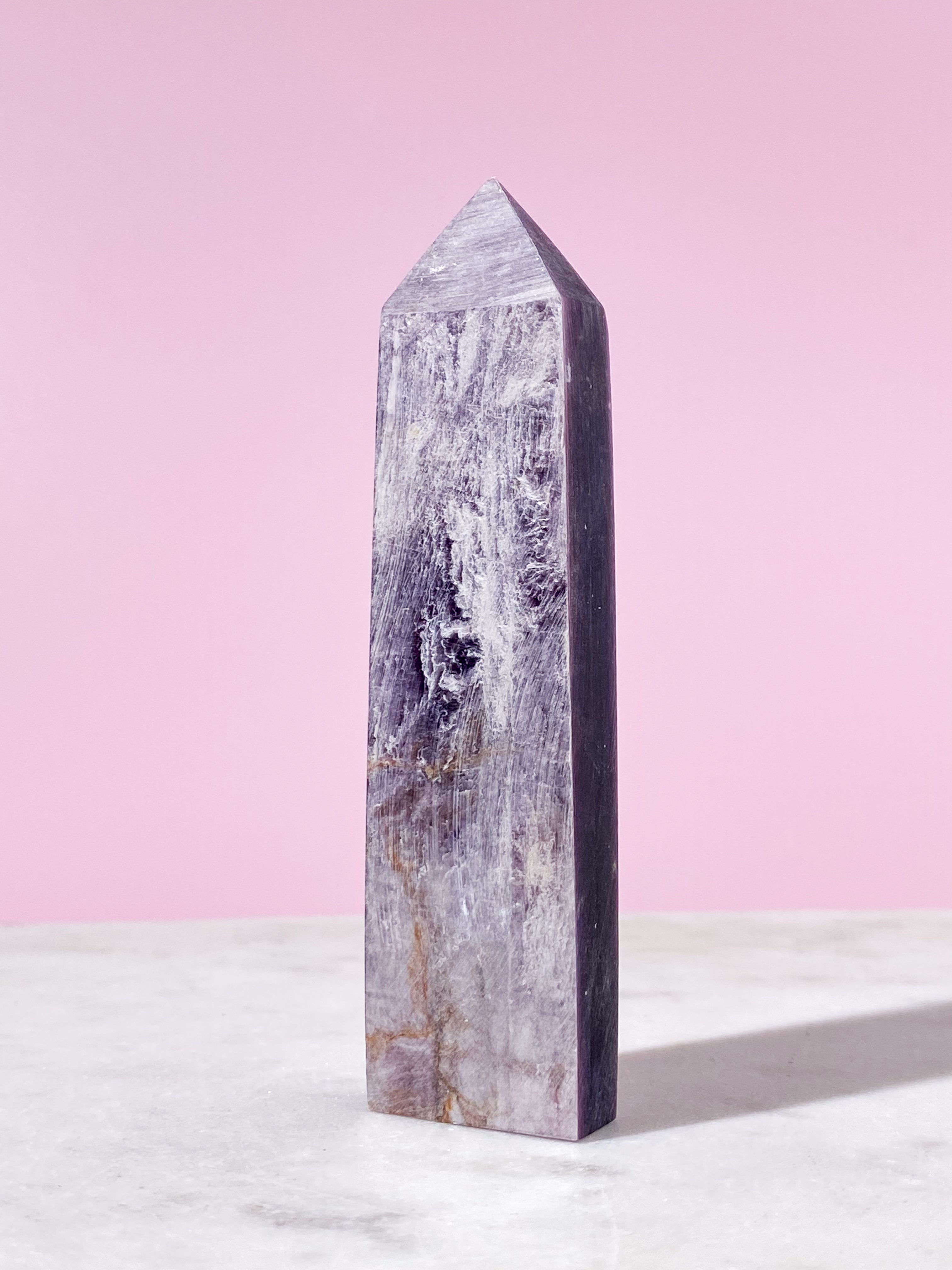 Gemmy Lepidolit Tårn (Nr. 4)