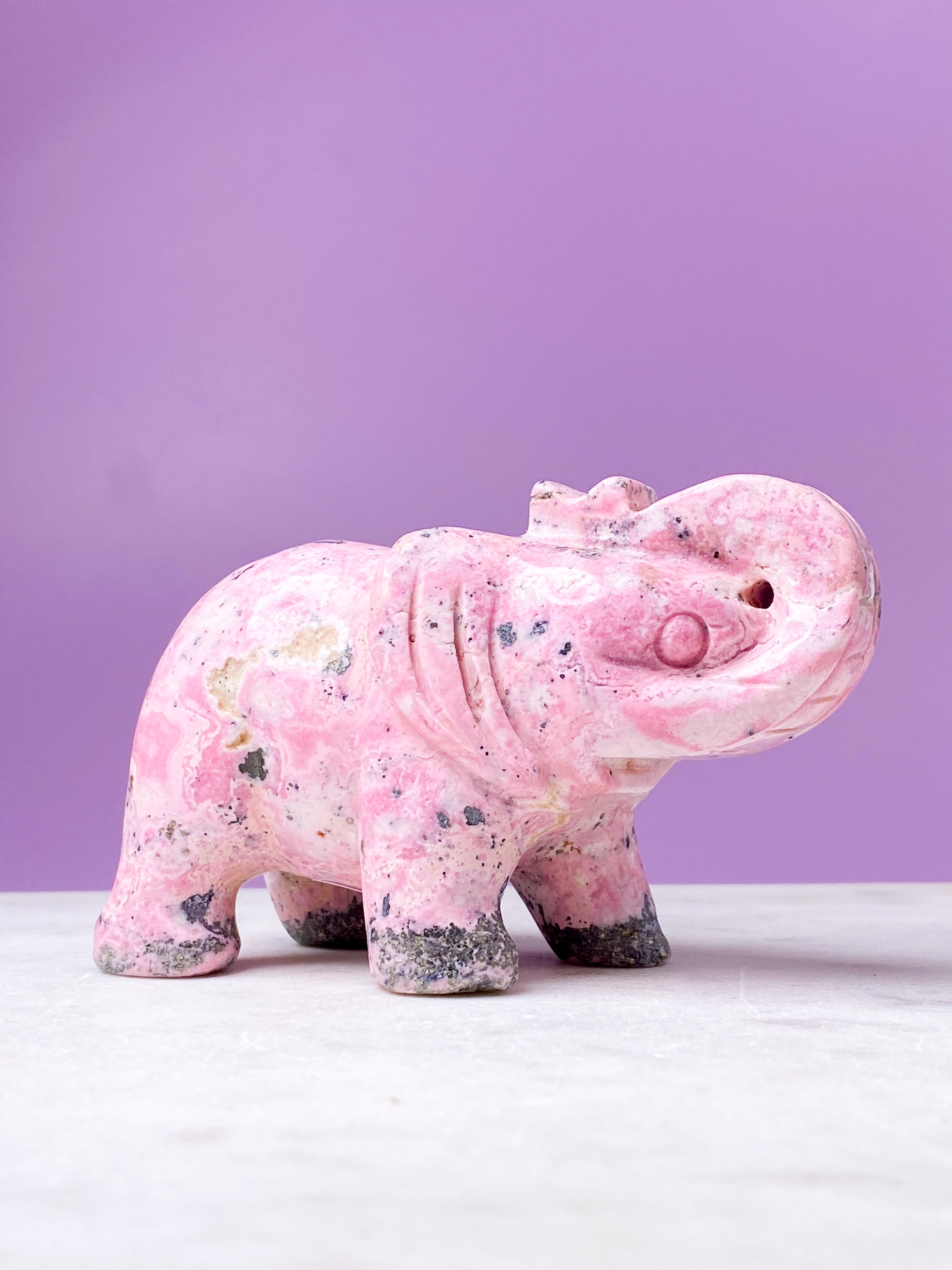 Rhodochrosit Elefant (Nr. 2)