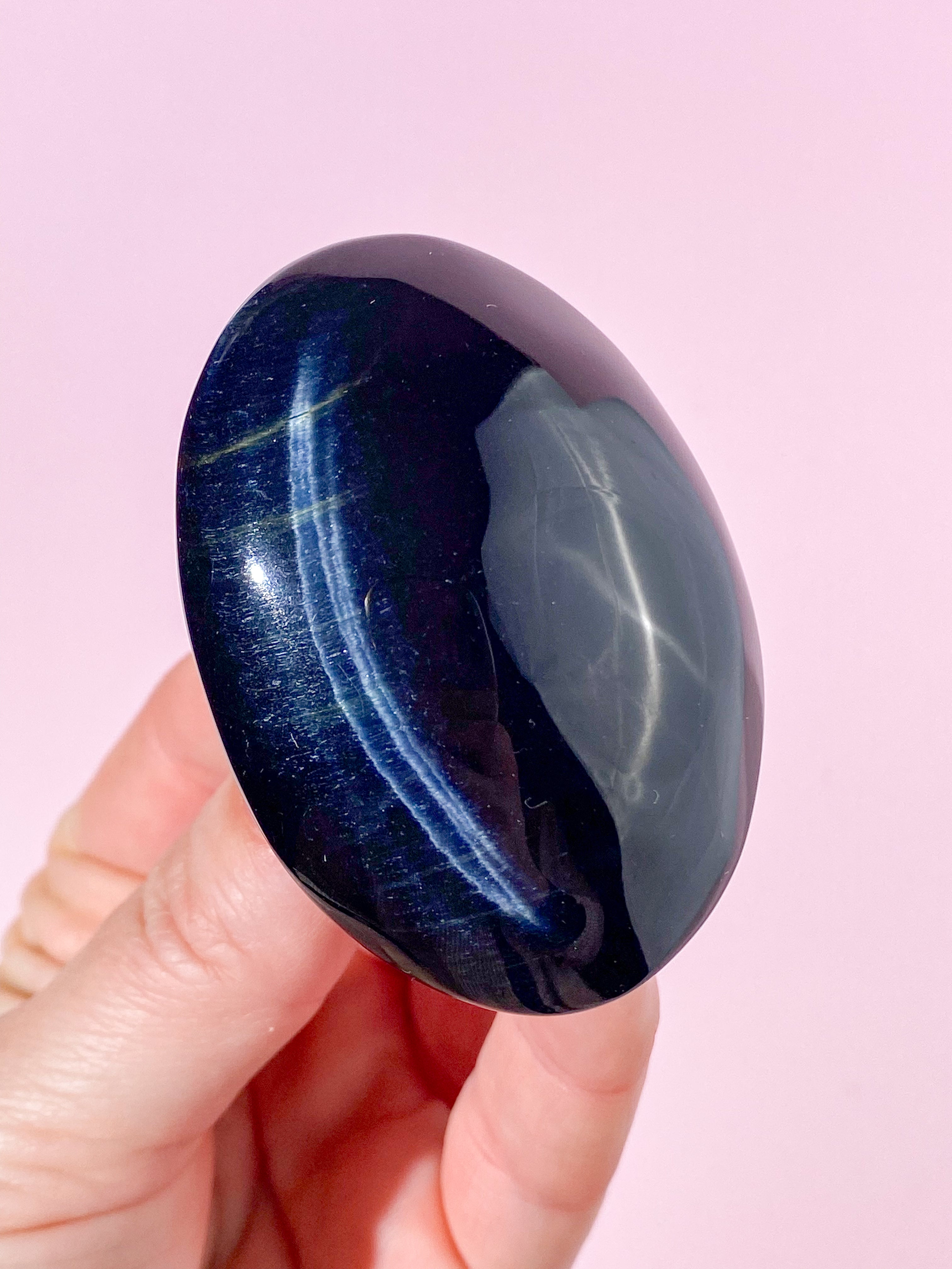 Blå Tigerøje Palmstone (Nr. 8)