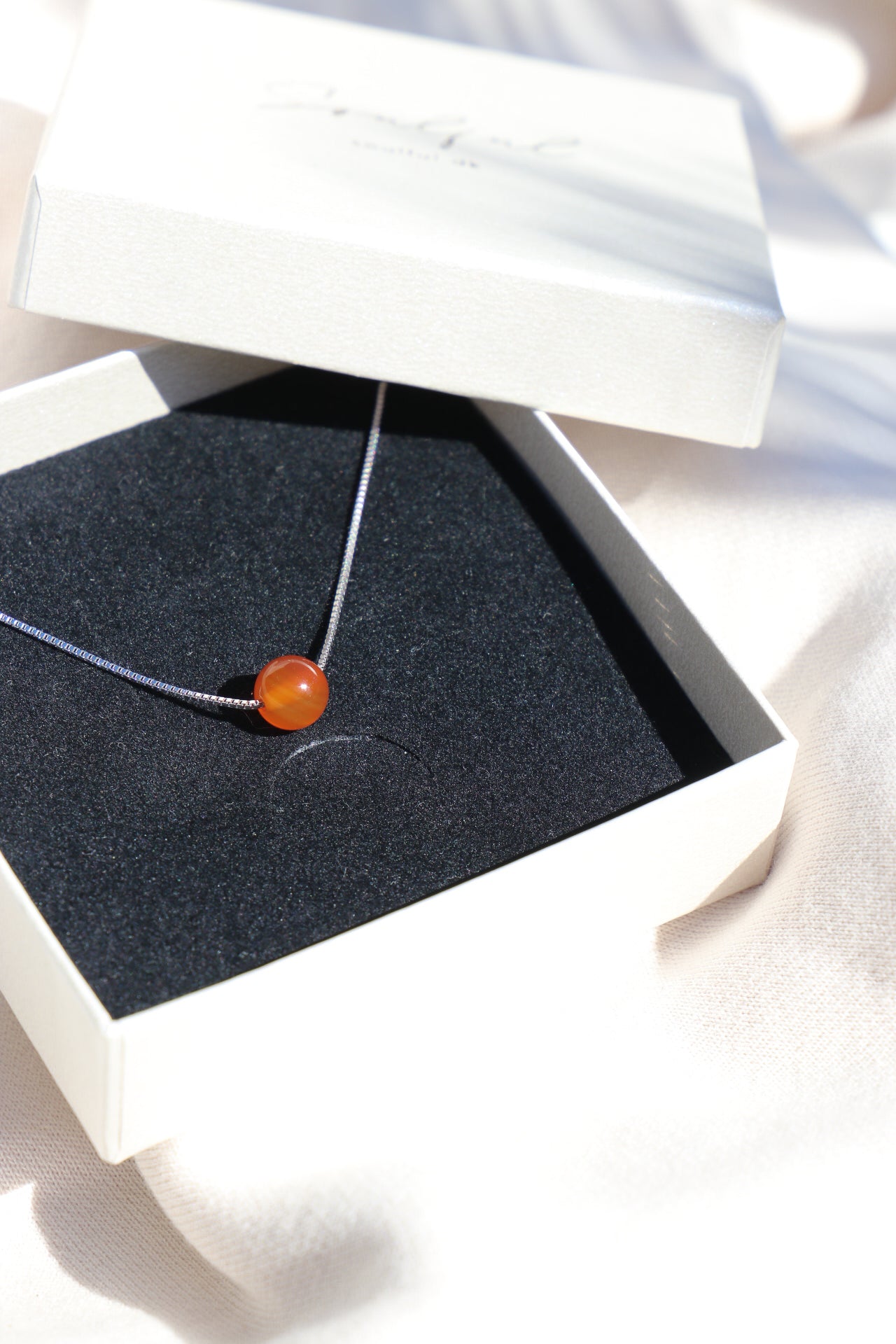 Motivation - Intention Gem Halskæde (Karneol)