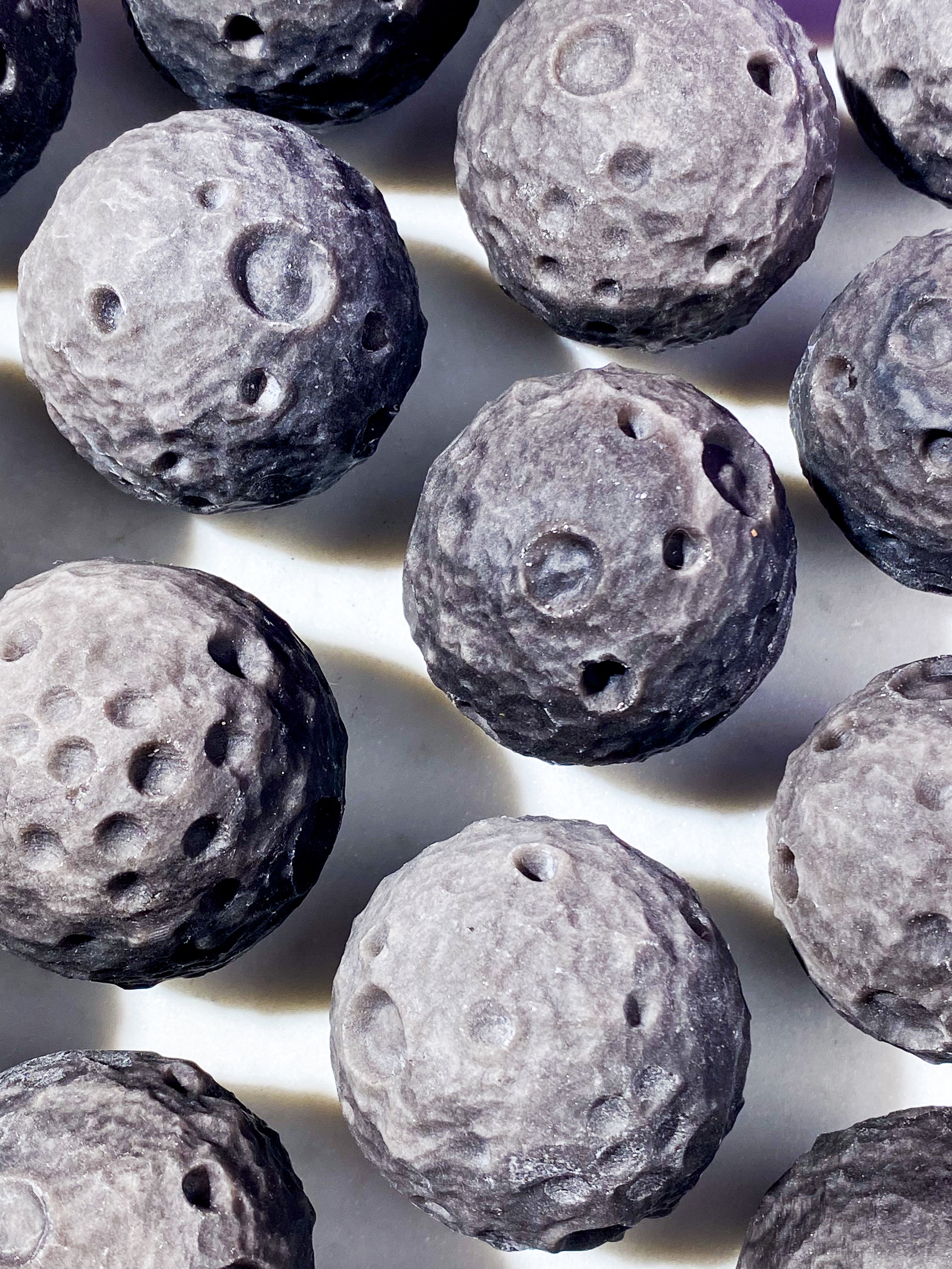 Sølv Obsidian Måne