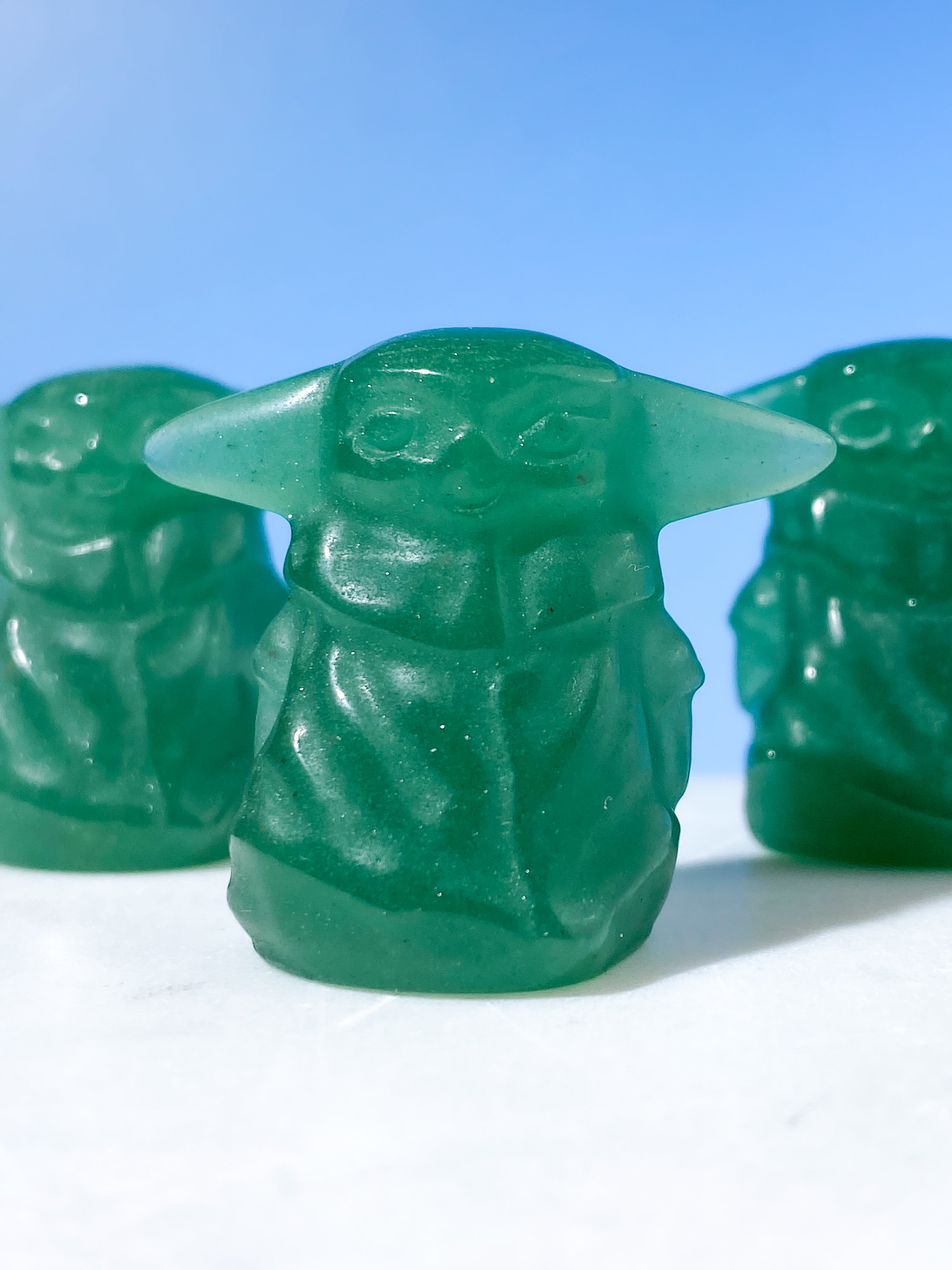 Grøn Aventurin Baby Yoda