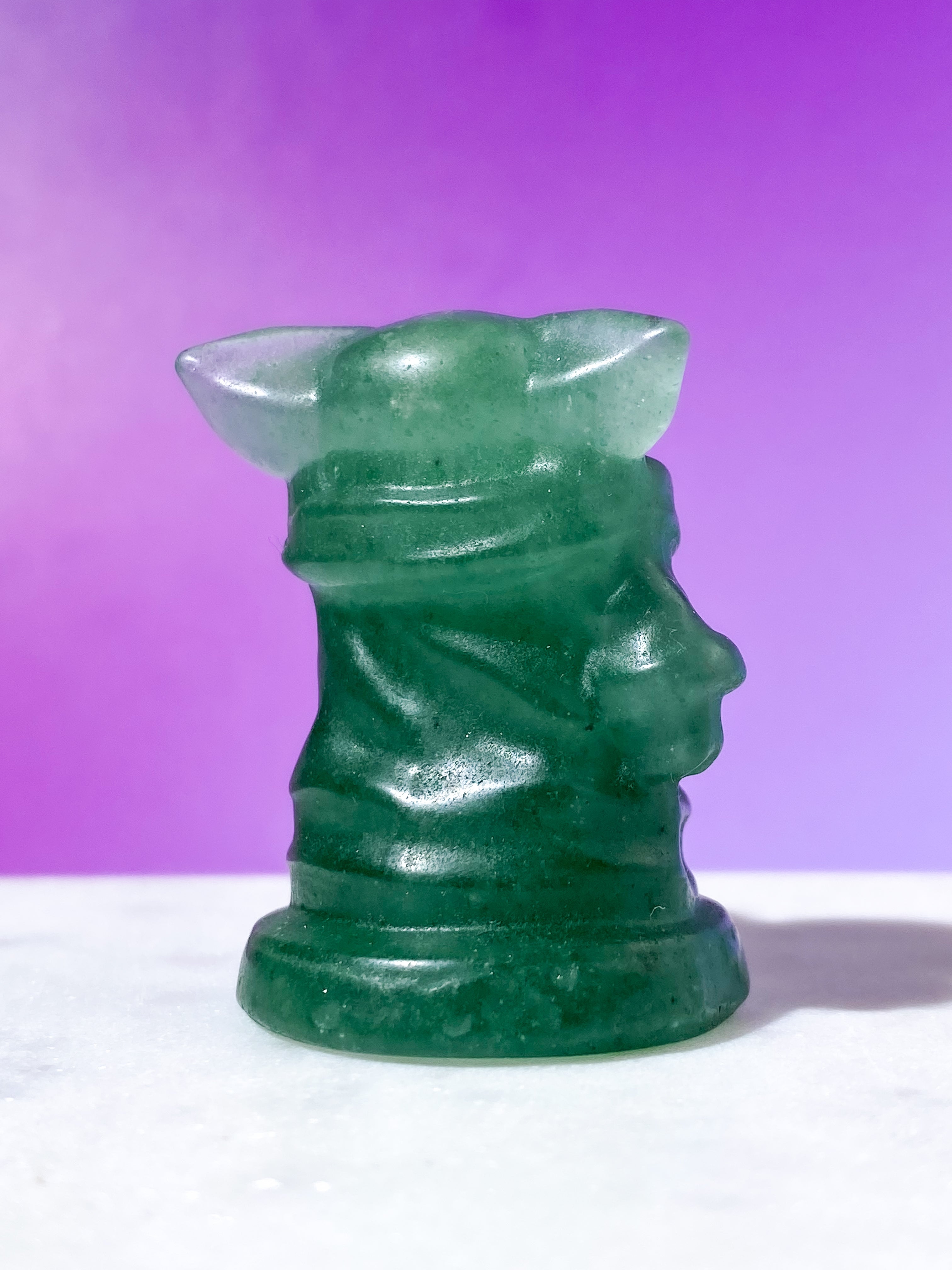 Grøn Aventurin Yoda