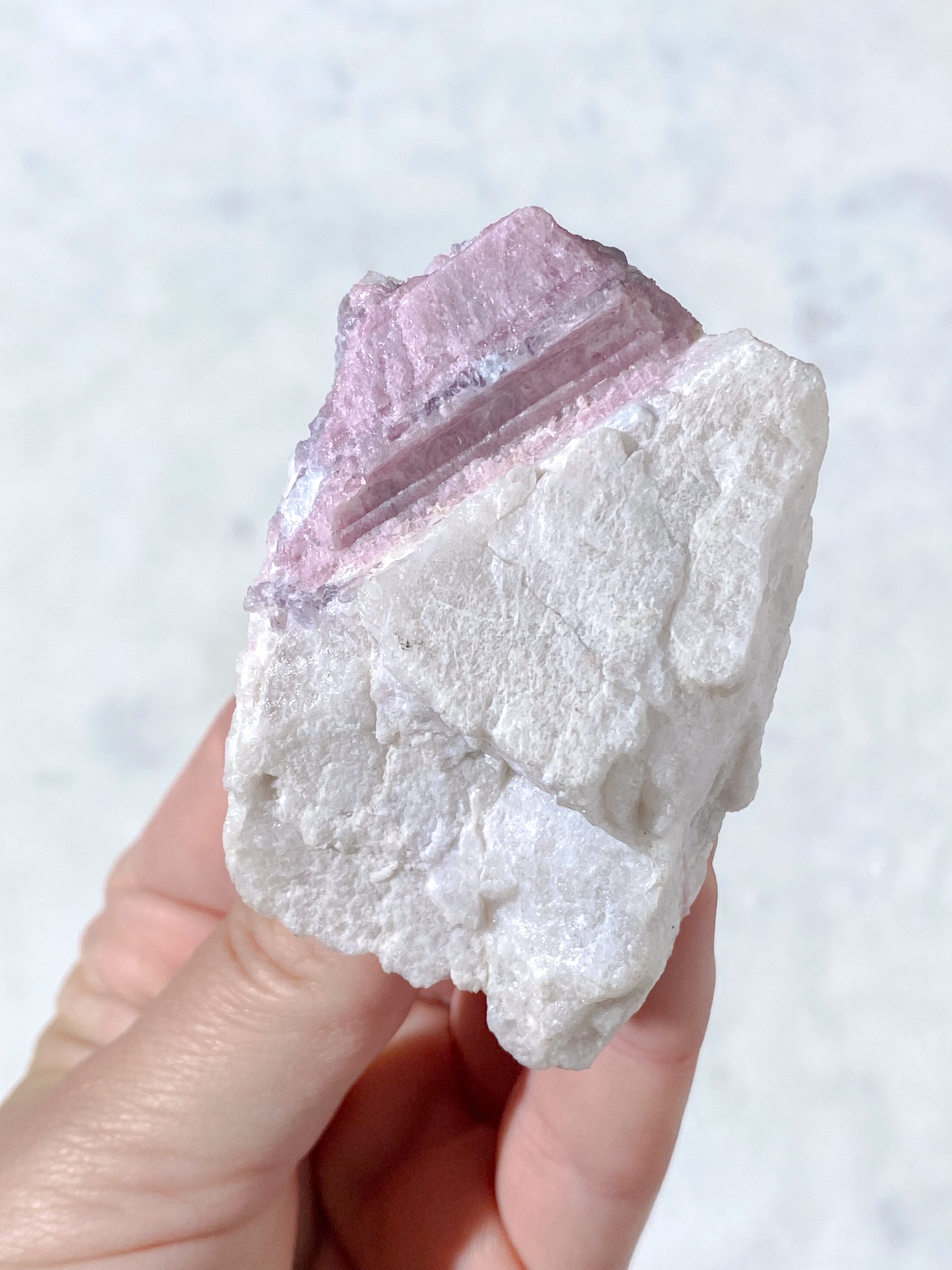 Pink Turmalin Rå (Nr. 13)