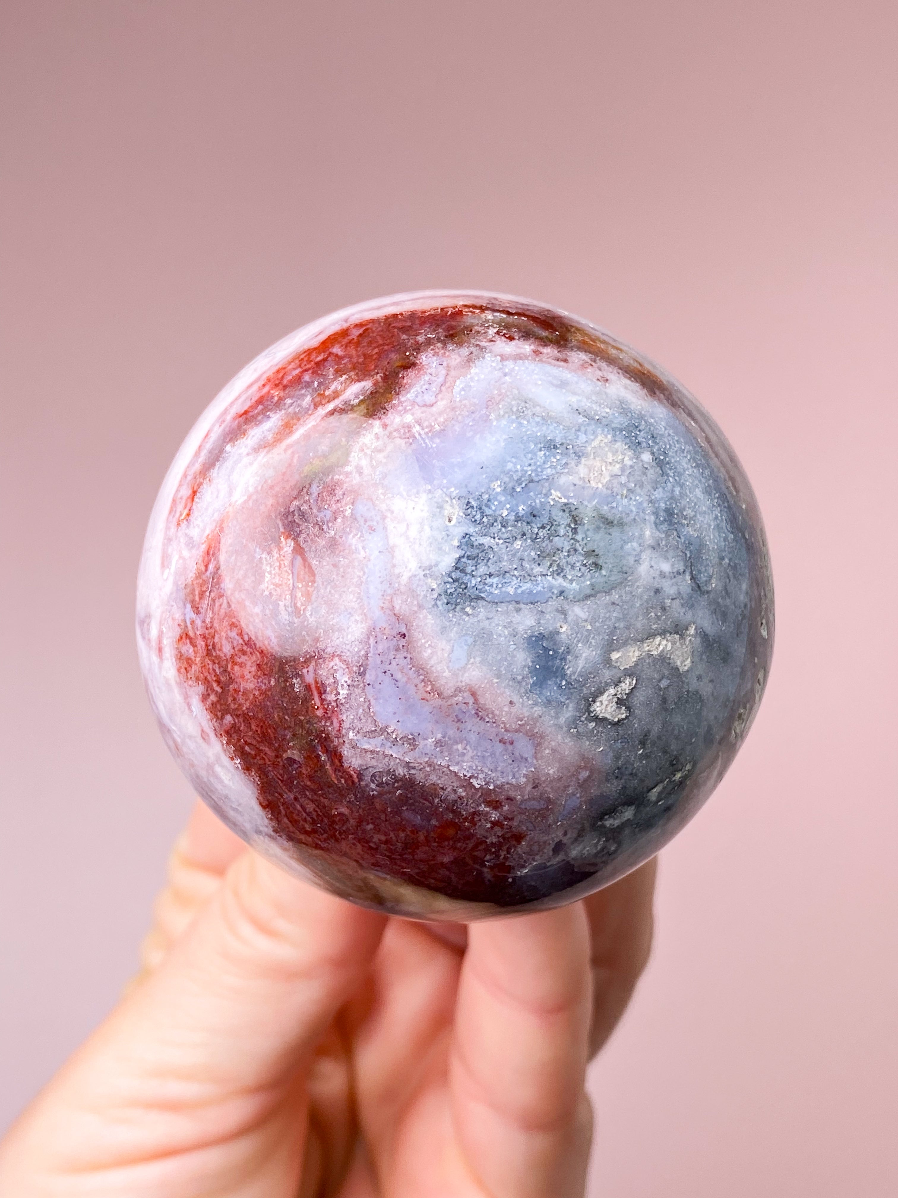 Ocean Jaspis Kugle (Nr. 15)