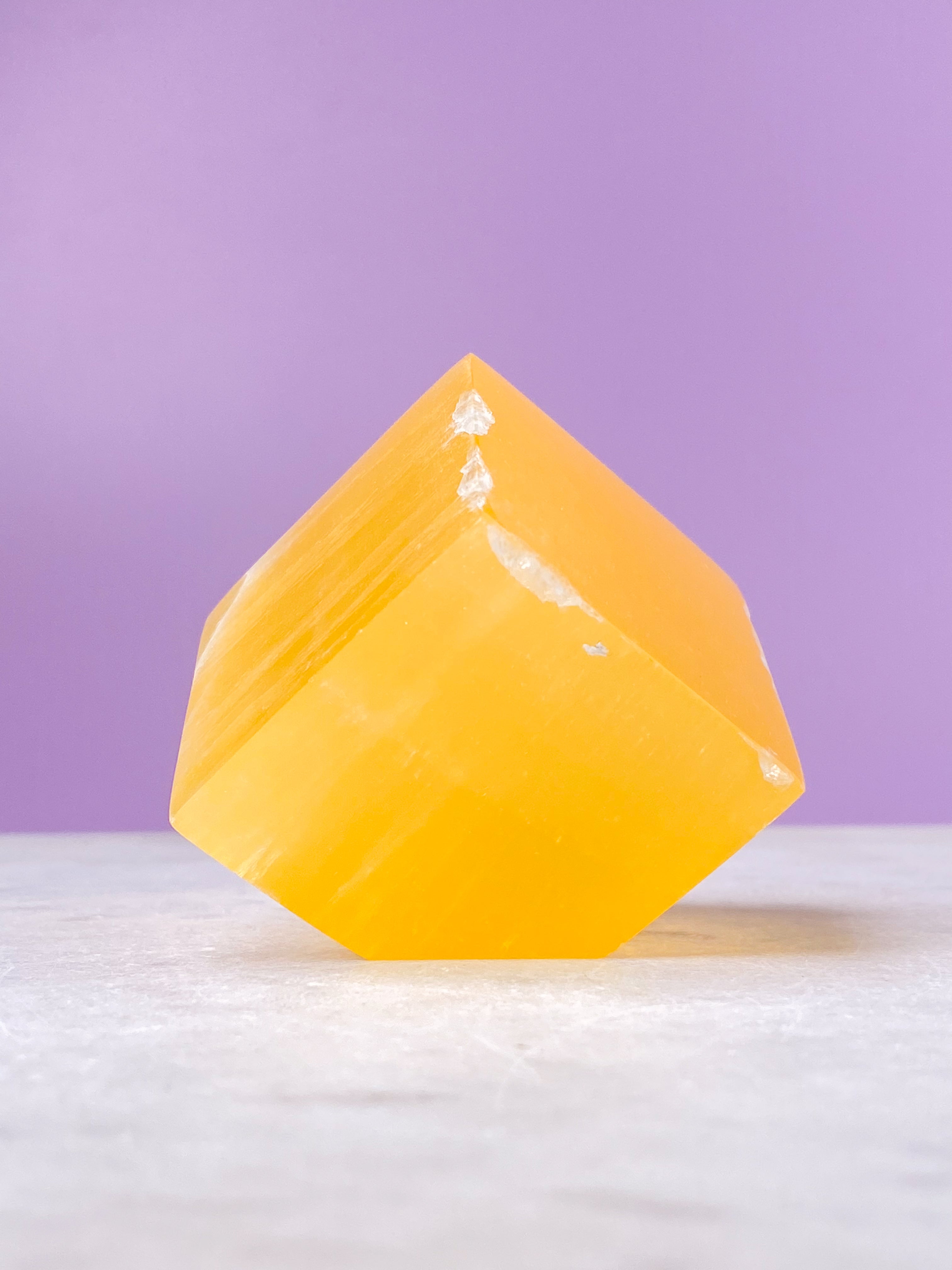 Honeycomb Calcit Kube (Nr. 9)