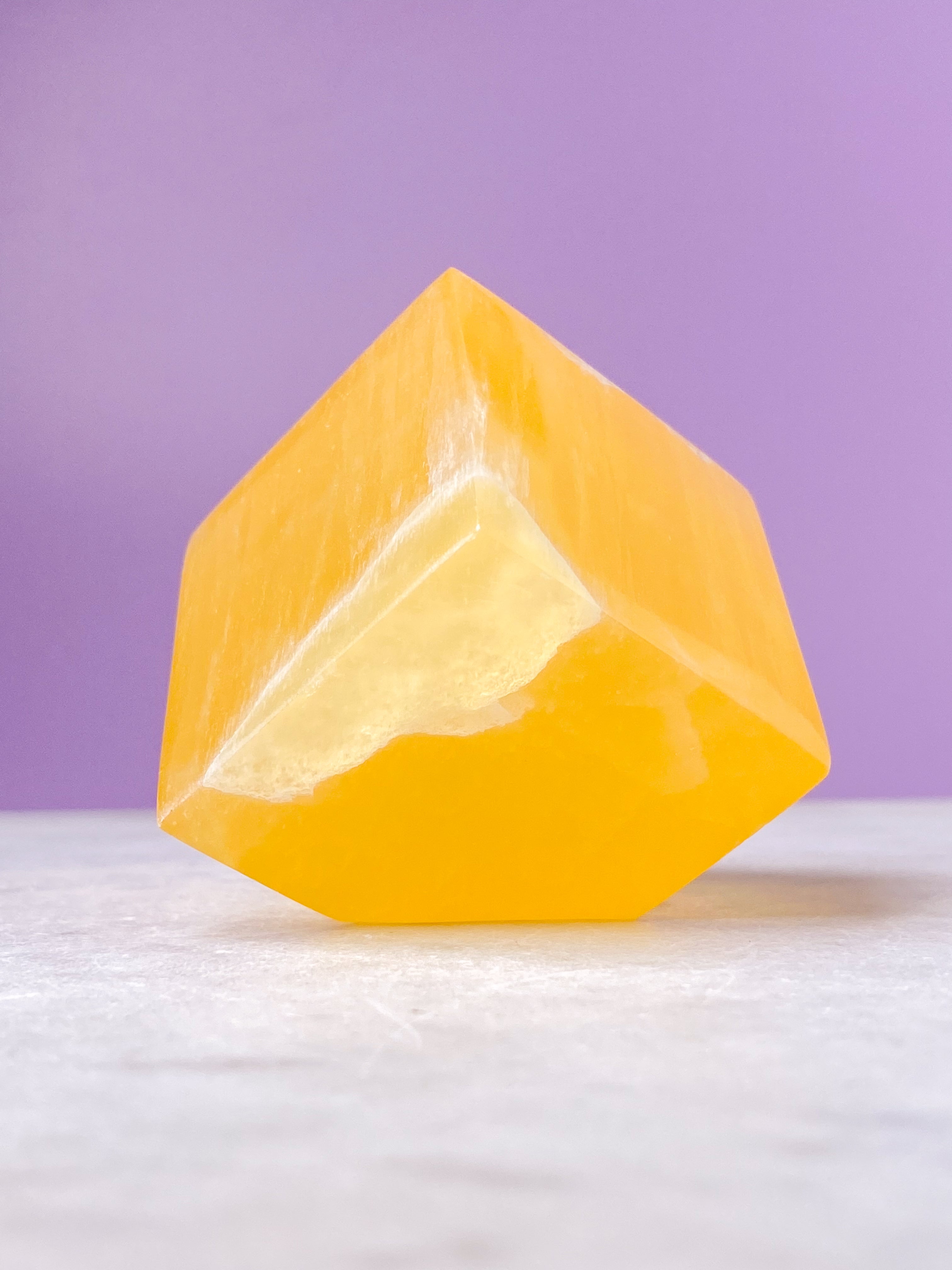 Honeycomb Calcite Cube (No. 9)