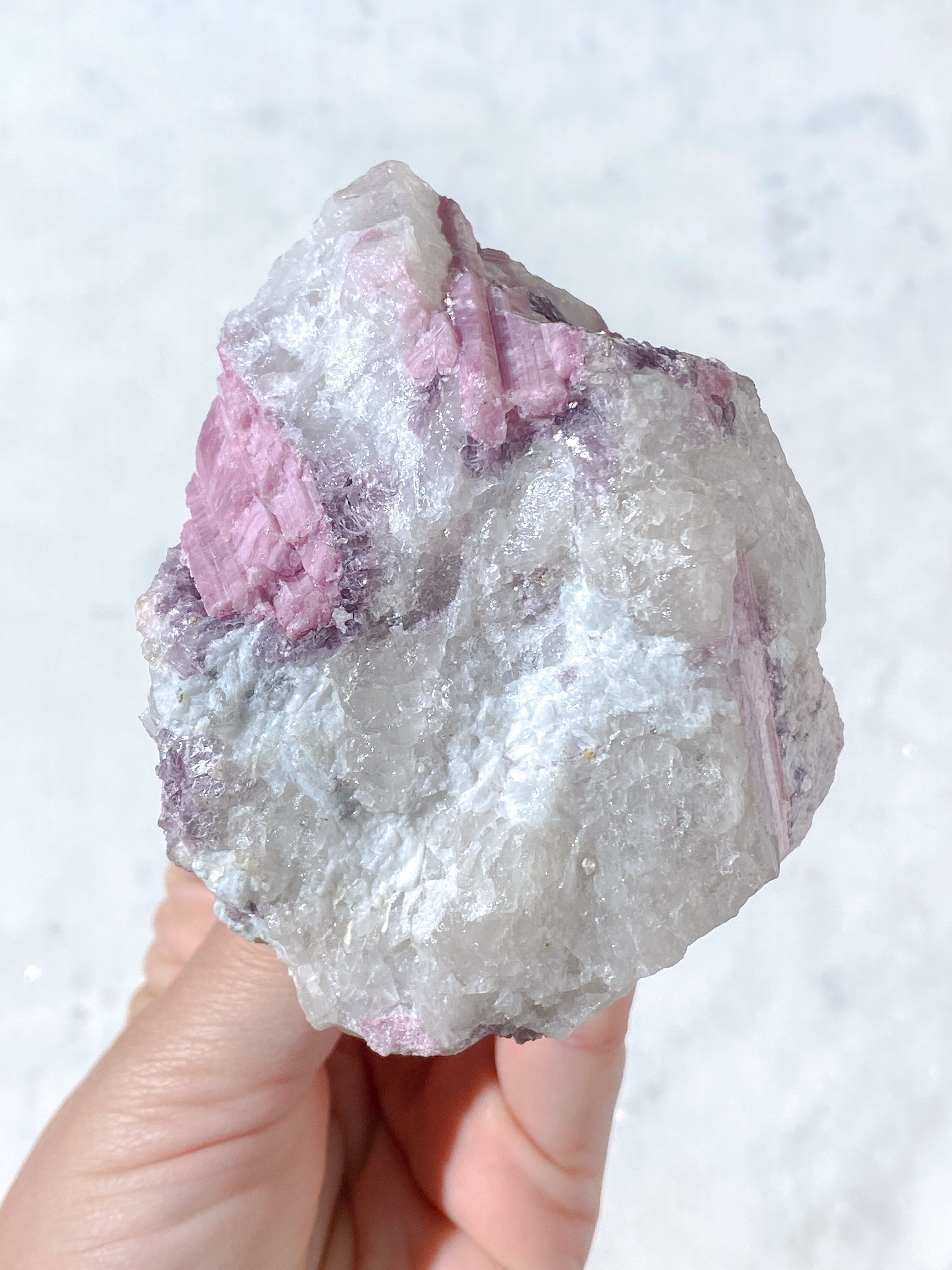Pink Turmalin Rå (Nr. 17)