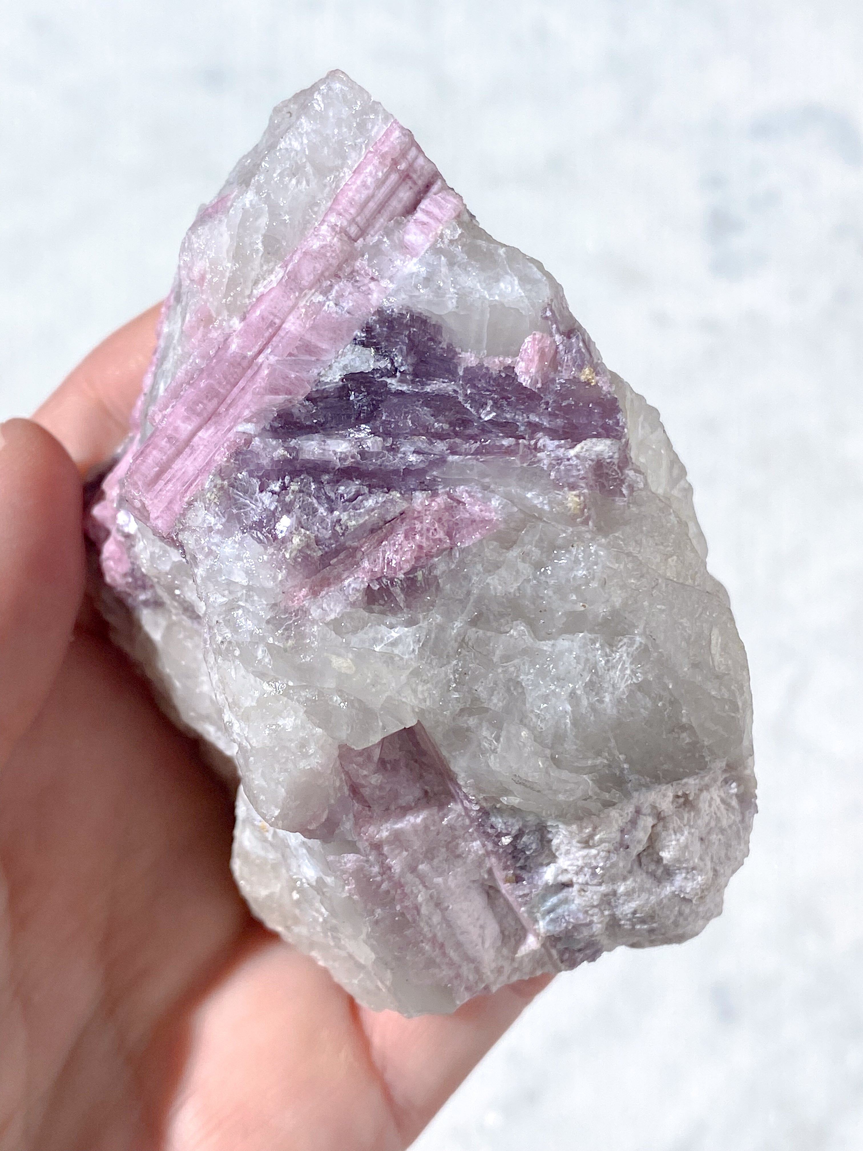 Pink Turmalin Rå (Nr. 17)