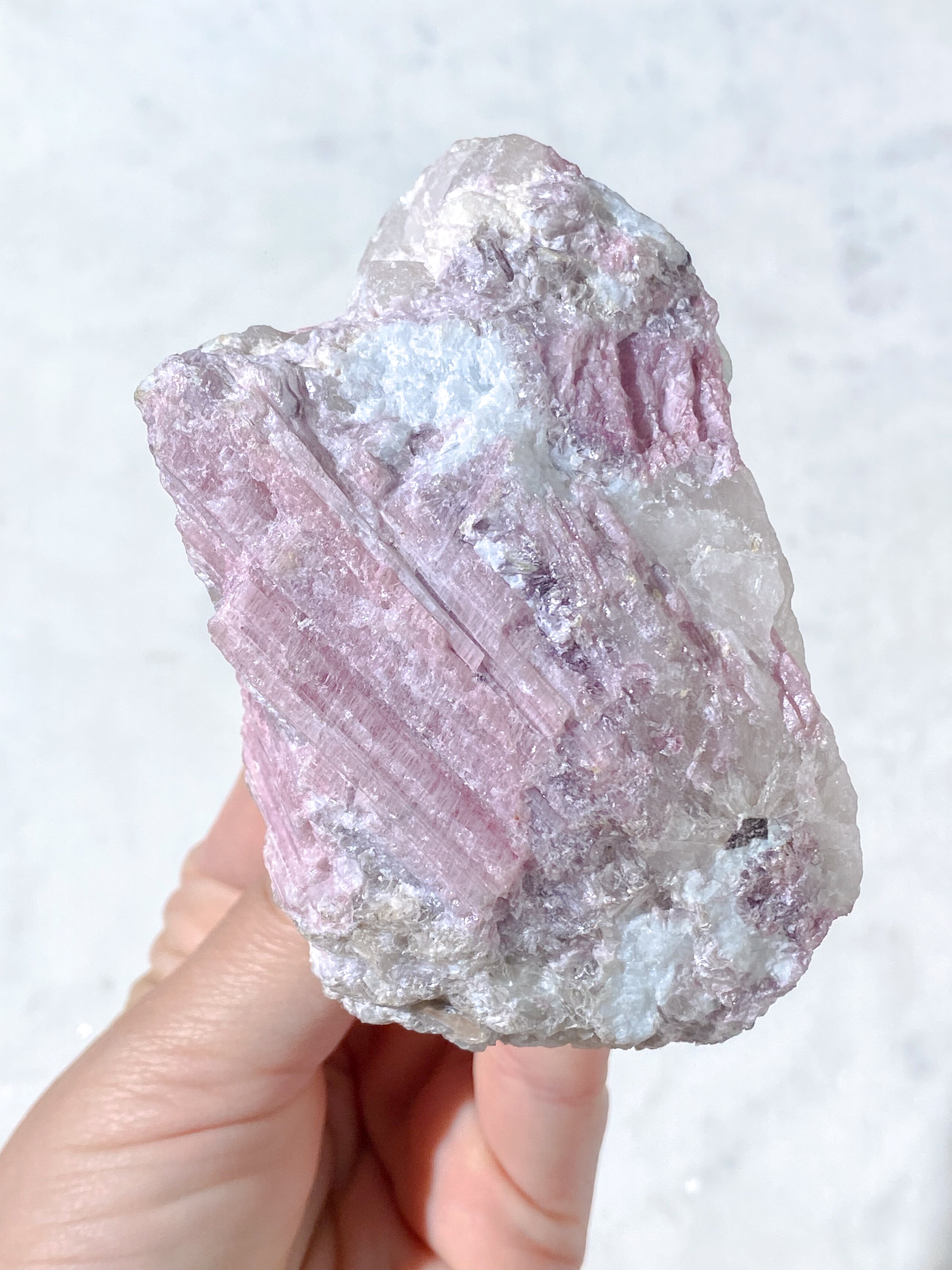 Pink Turmalin Rå (Nr. 18)