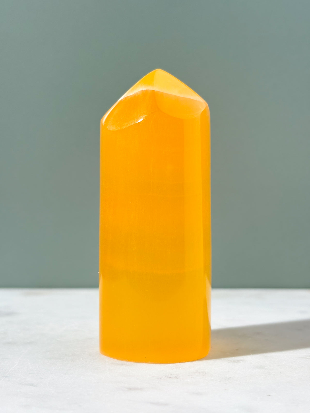 Honeycomb Calcit Tårn (Nr. 5)