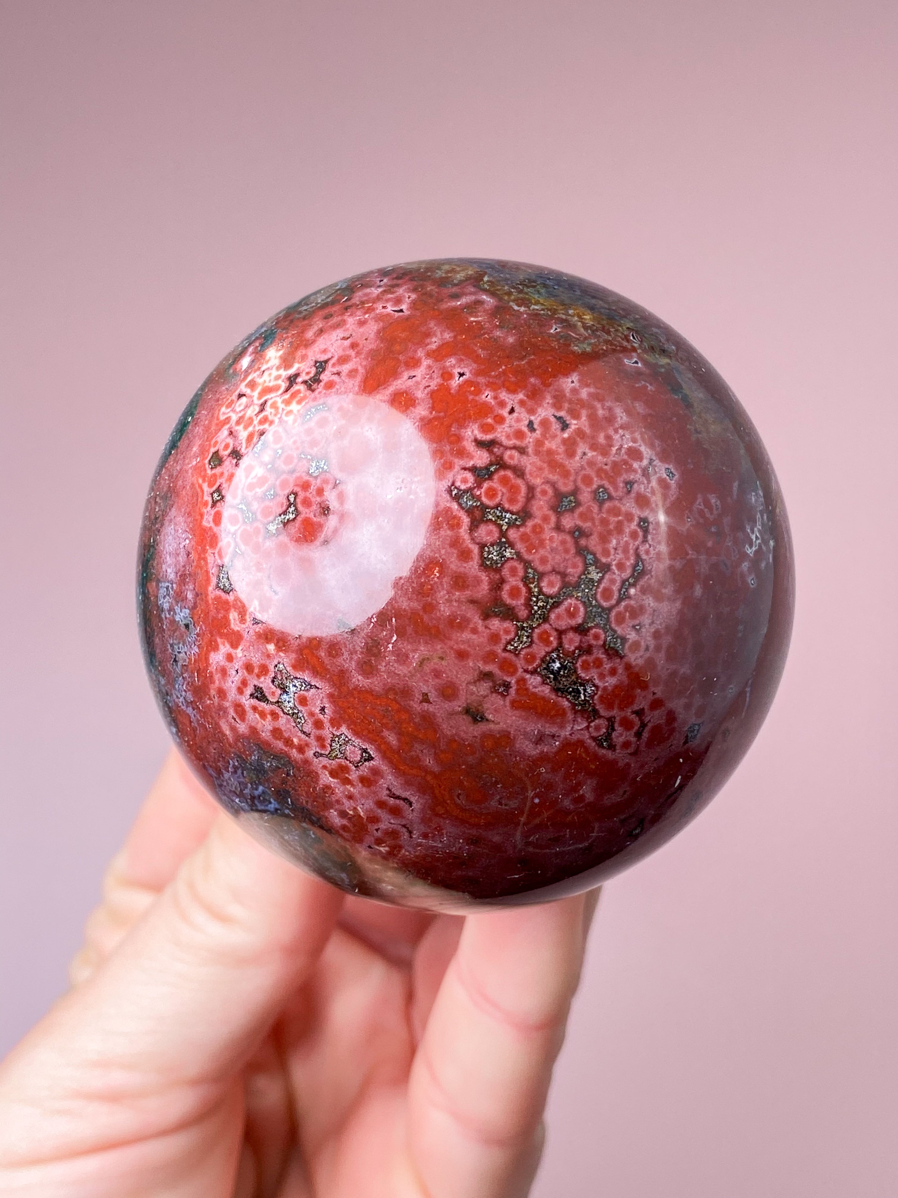 Ocean Jaspis Kugle (Nr. 23)