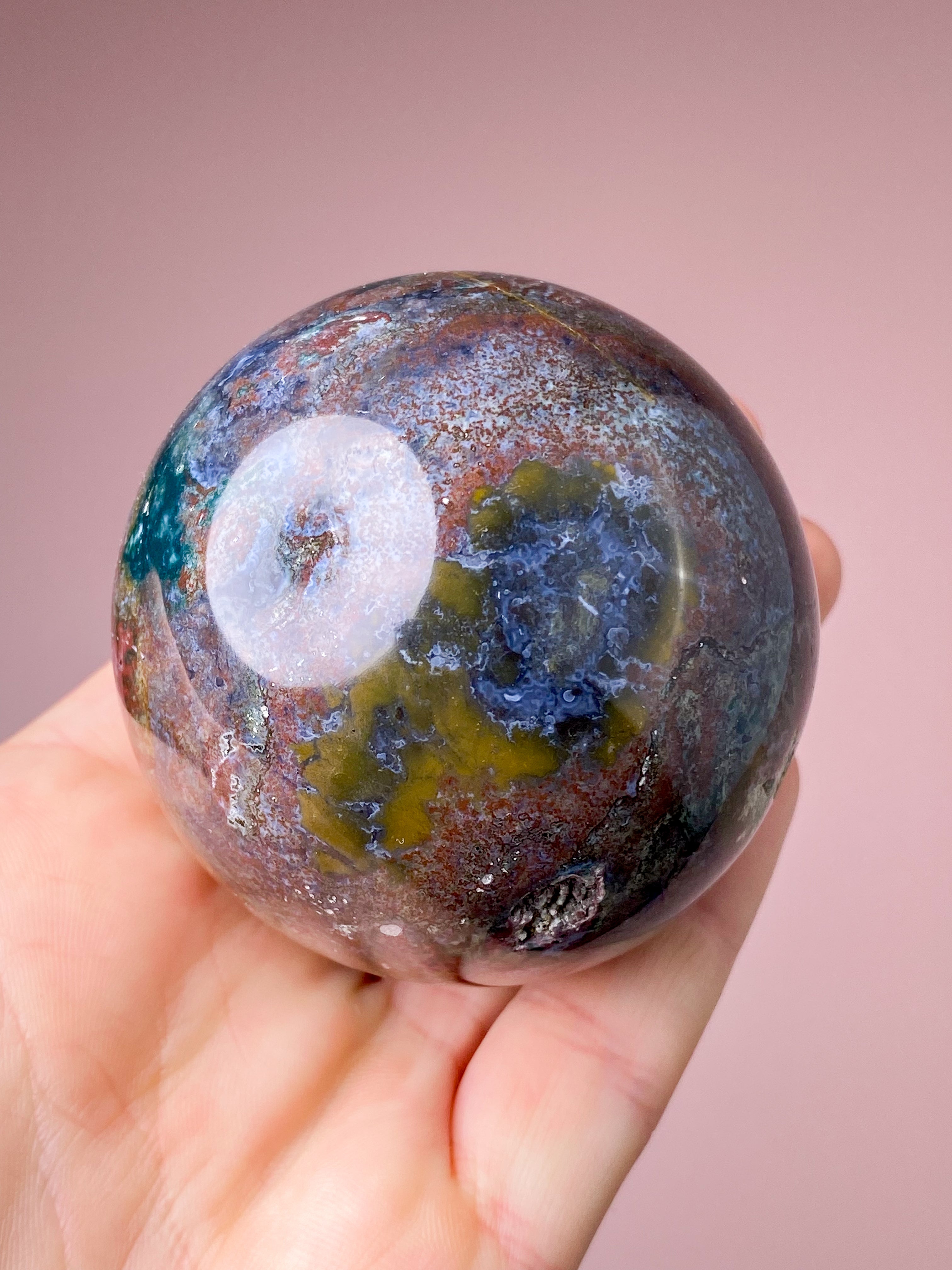 Ocean Jaspis Kugle (Nr. 23)