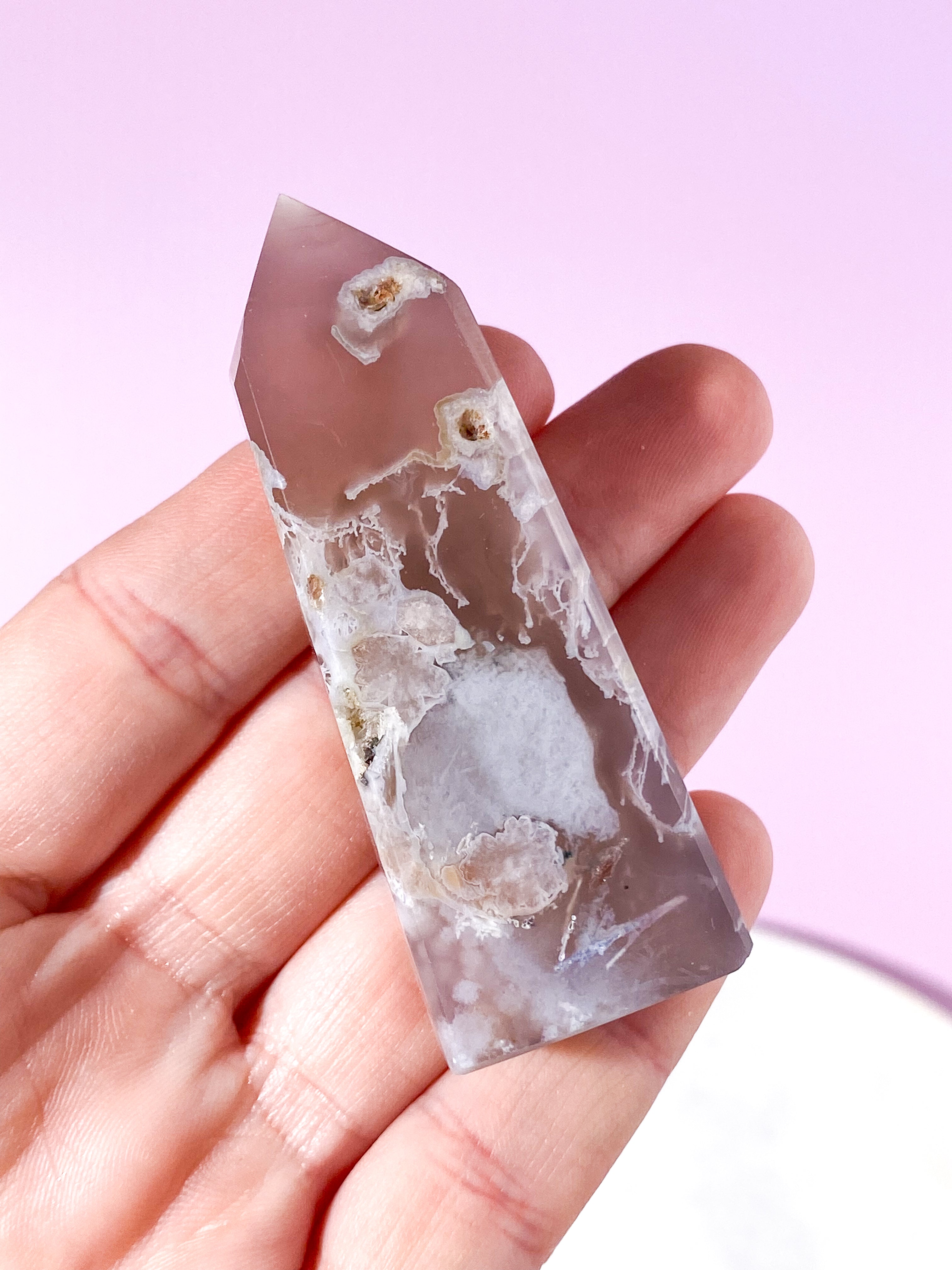 Blomme Blomster Agat Tårn (Nr. 36)