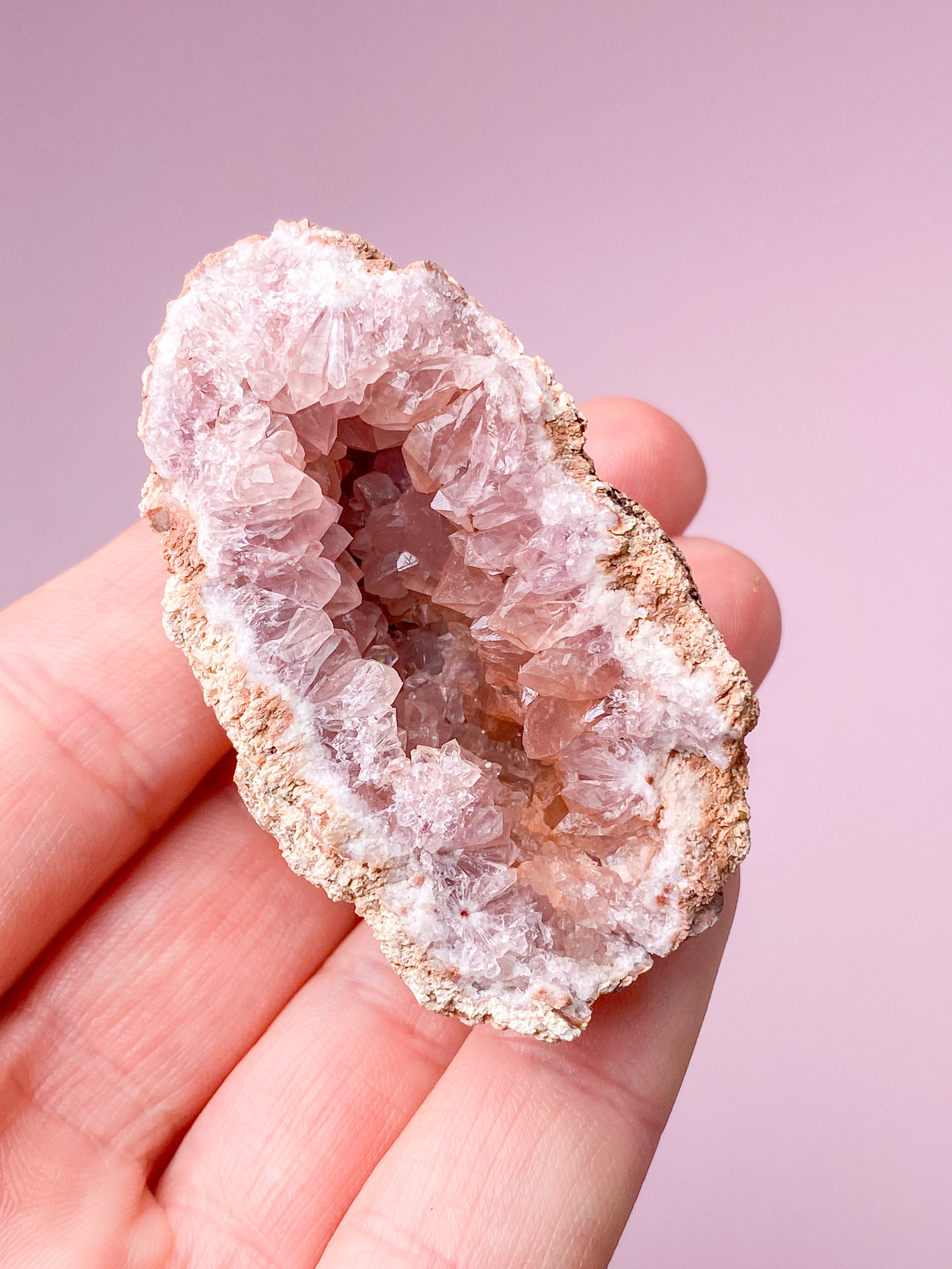 Pink Ametyst Geode (Nr. 31)