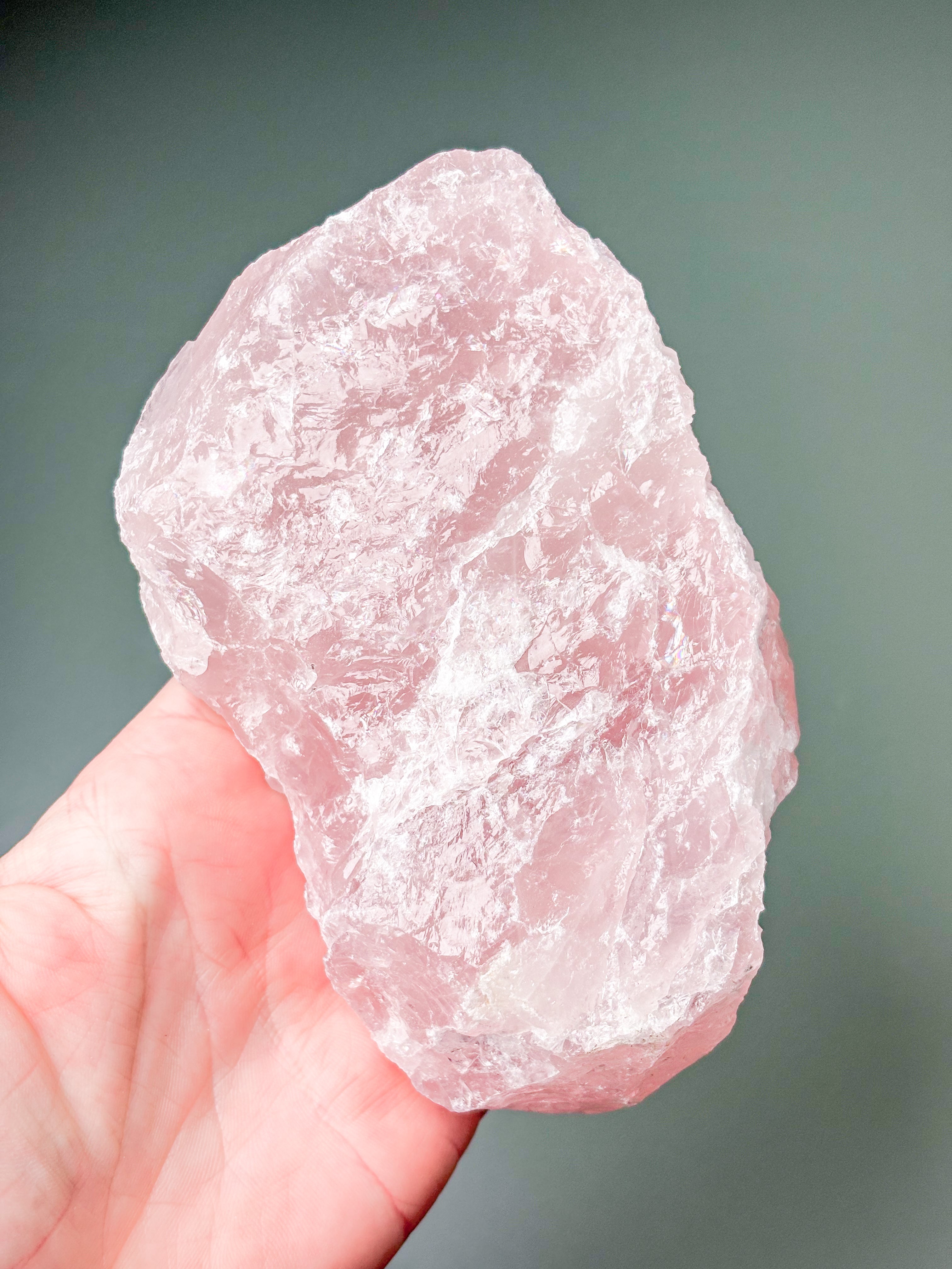 Stor Rå Rosakvarts (Nr. 4)