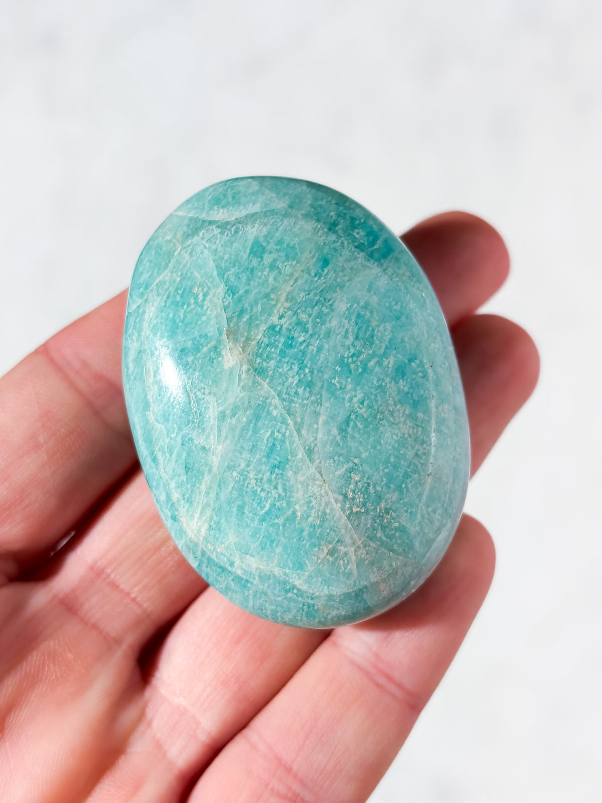 Amazonit Palmstone (Nr. 3)