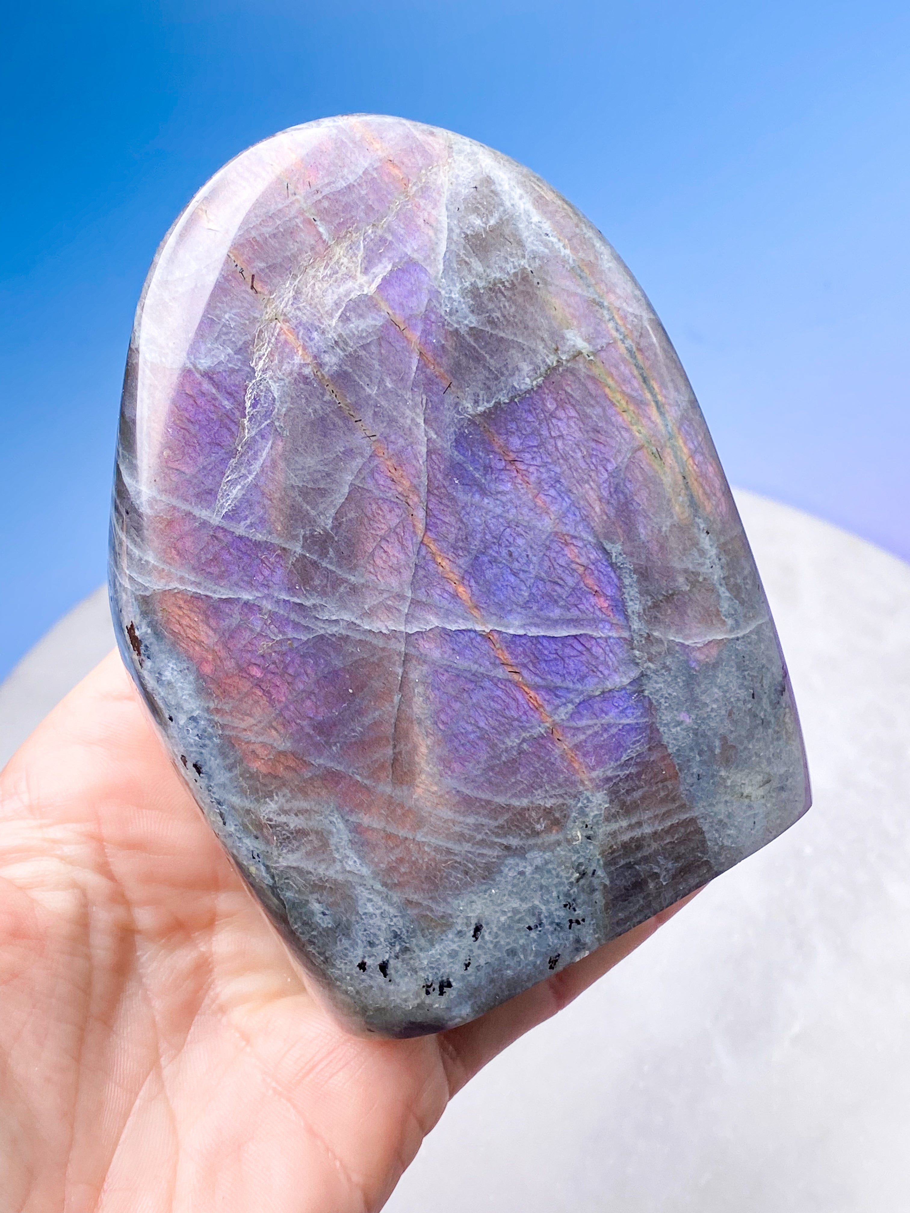 Lilla Labradorit Freeform (Nr. 2)