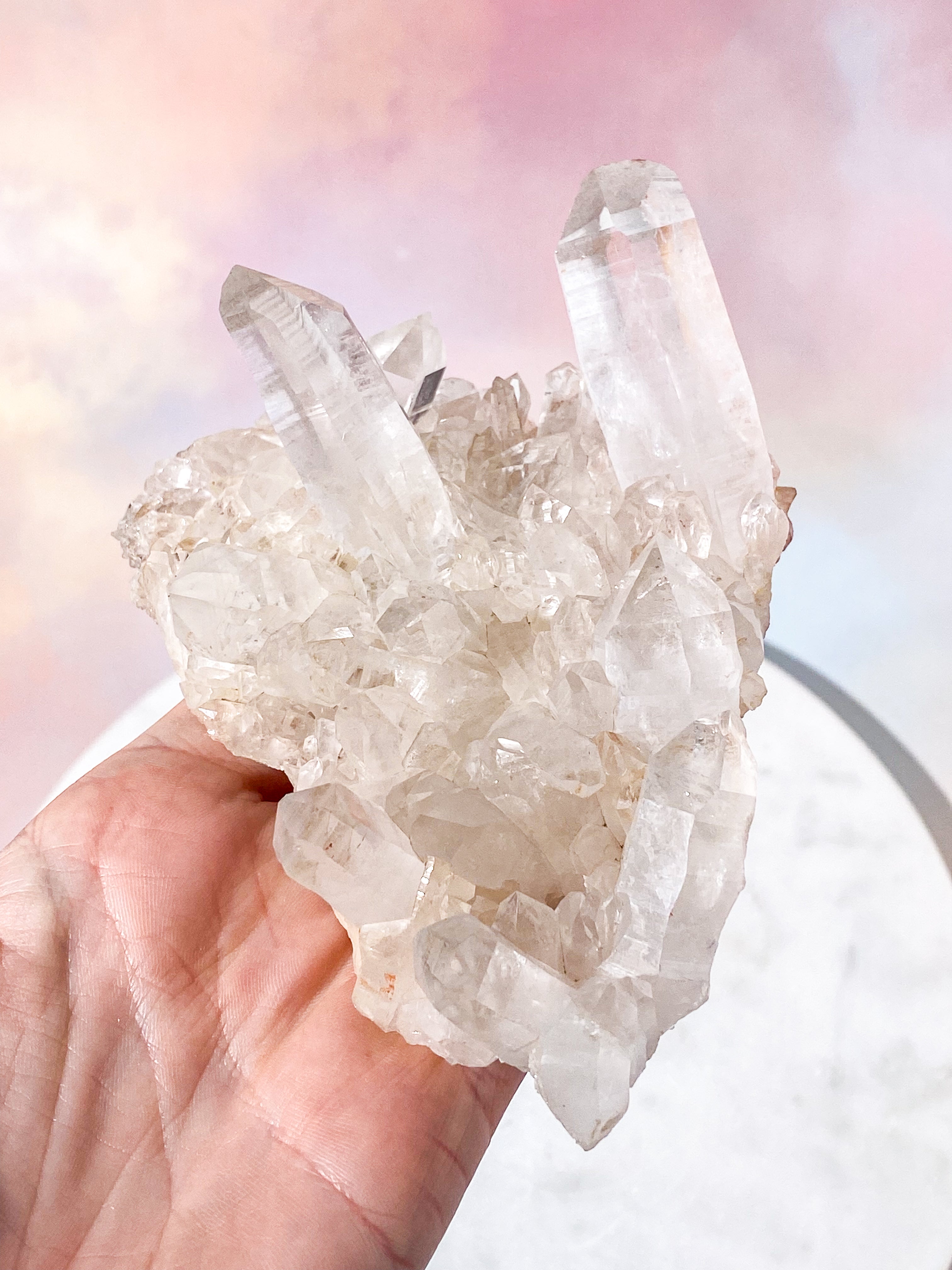 Himalaya Bjergkrystal Klynge (Nr. 58)