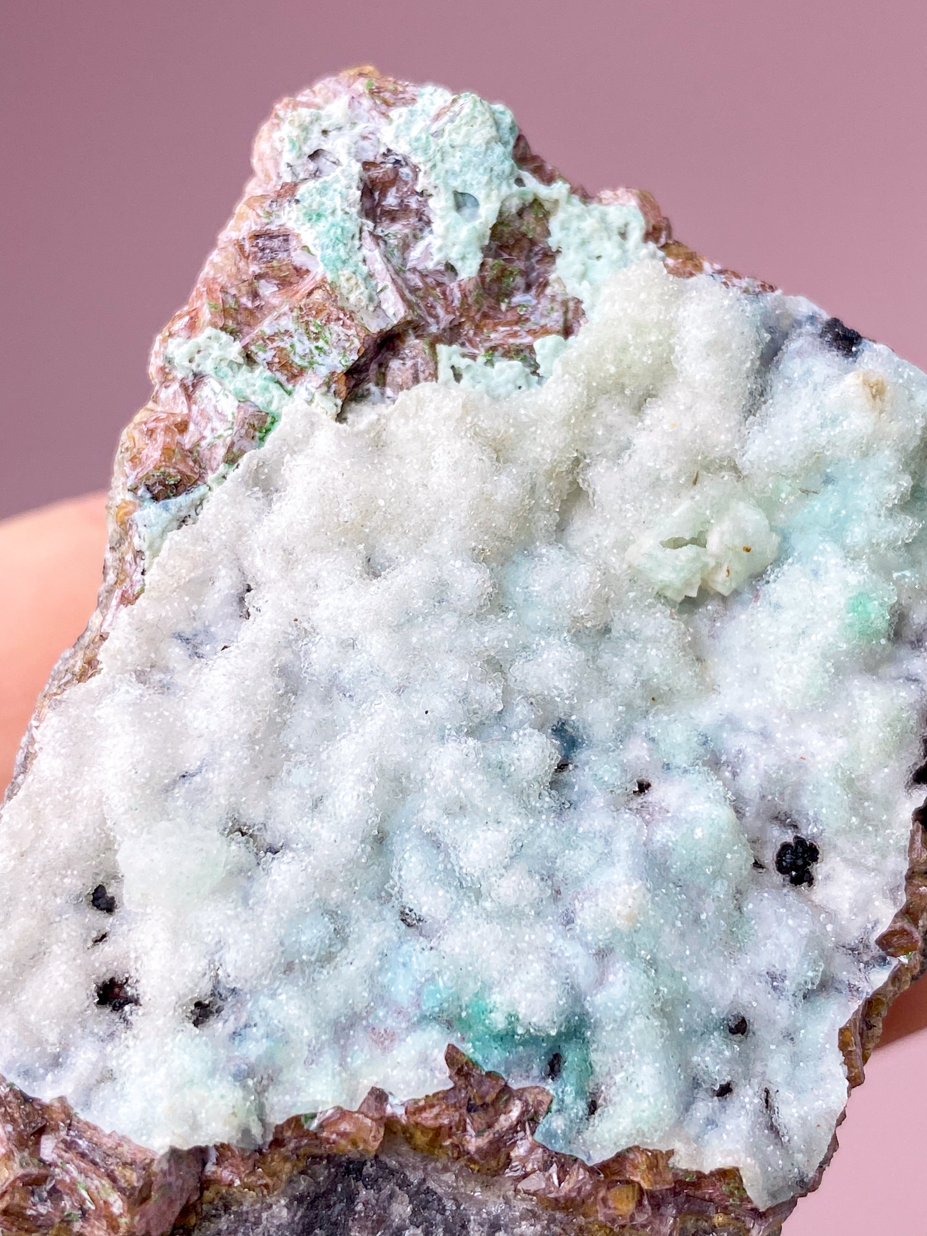 Druzy Chrysocolla Klynge (Nr. 14)