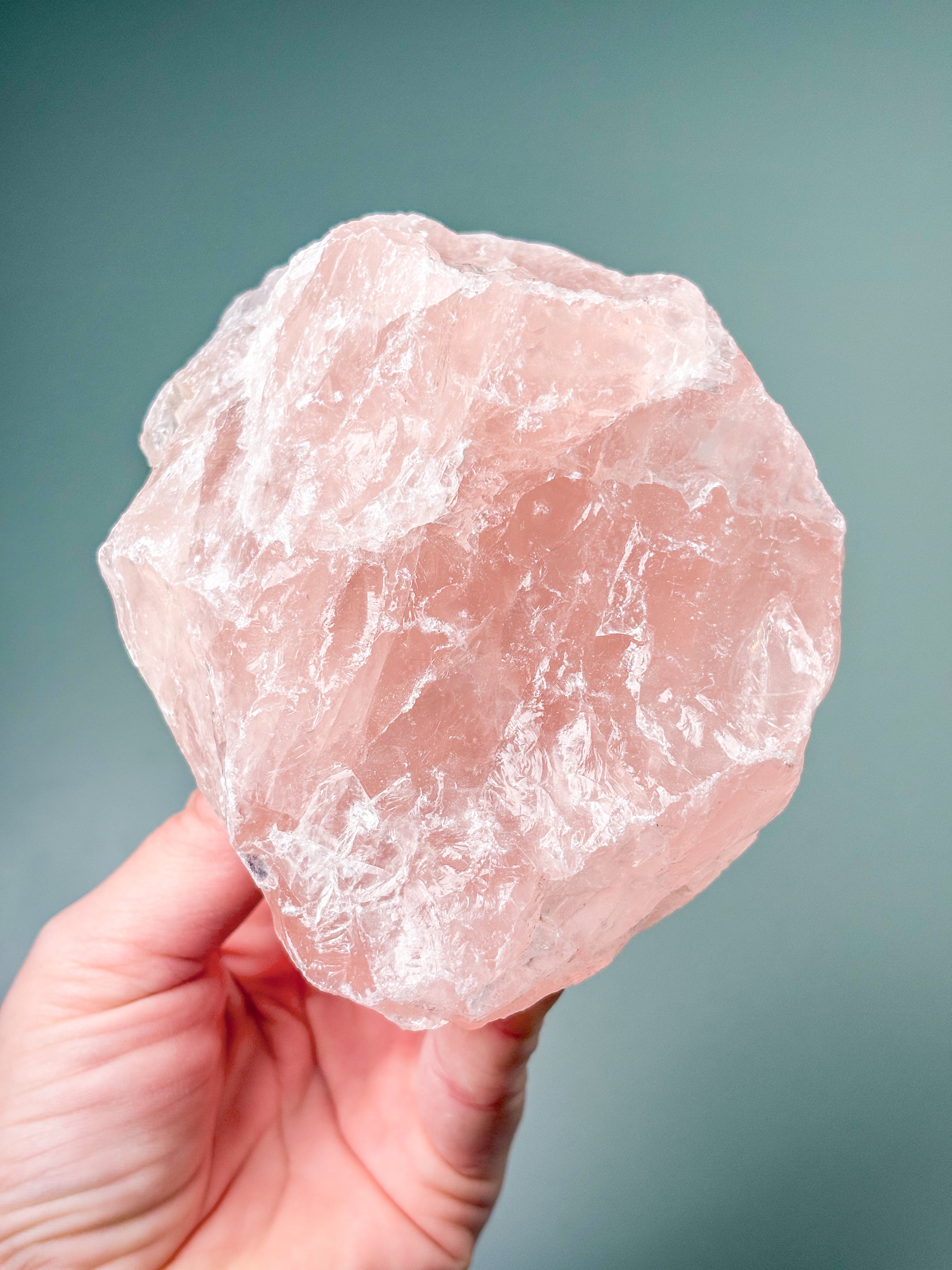 Stor Rå Rosakvarts (Nr. 7)