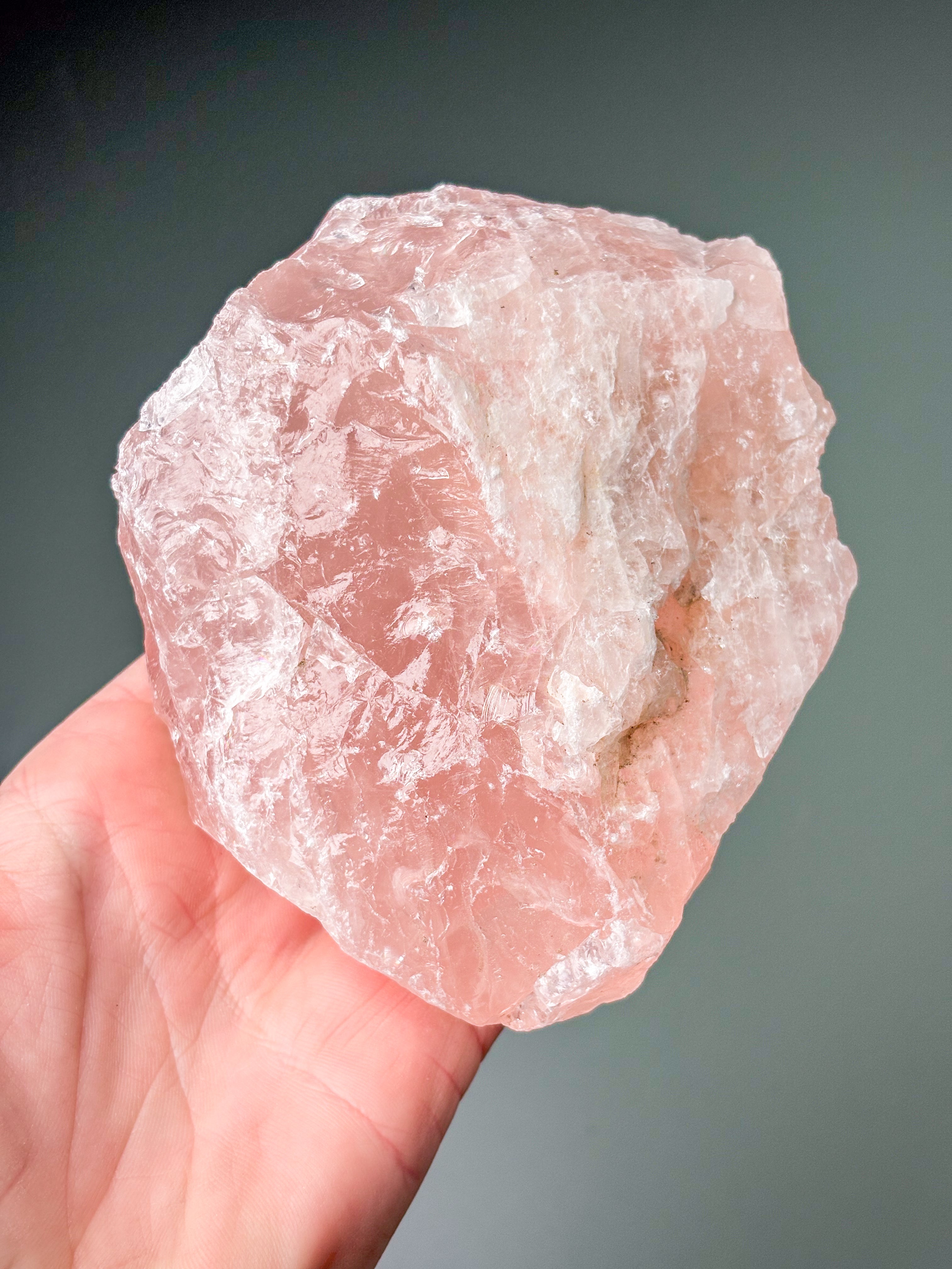 Stor Rå Rosakvarts (Nr. 7)