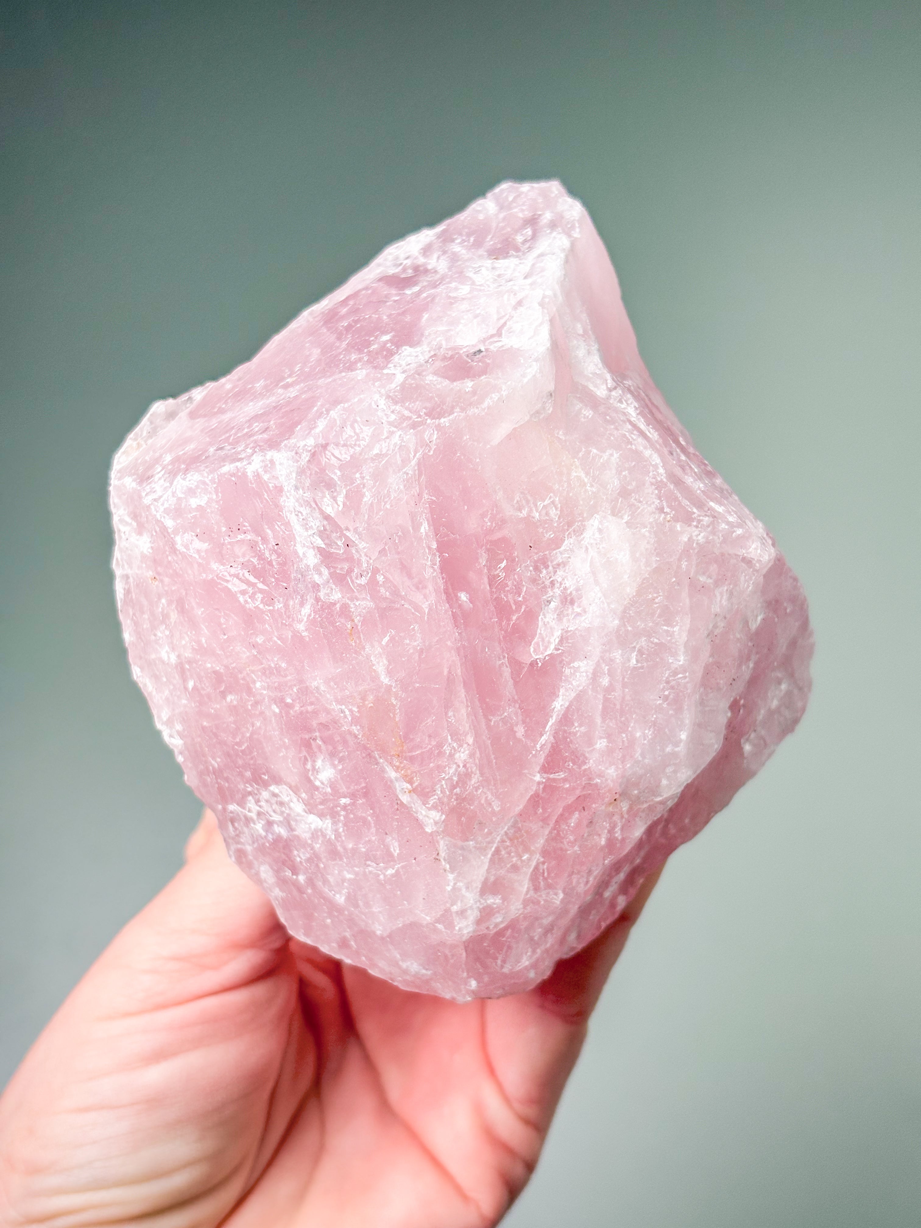 Stor Rå Rosakvarts (Nr. 9)