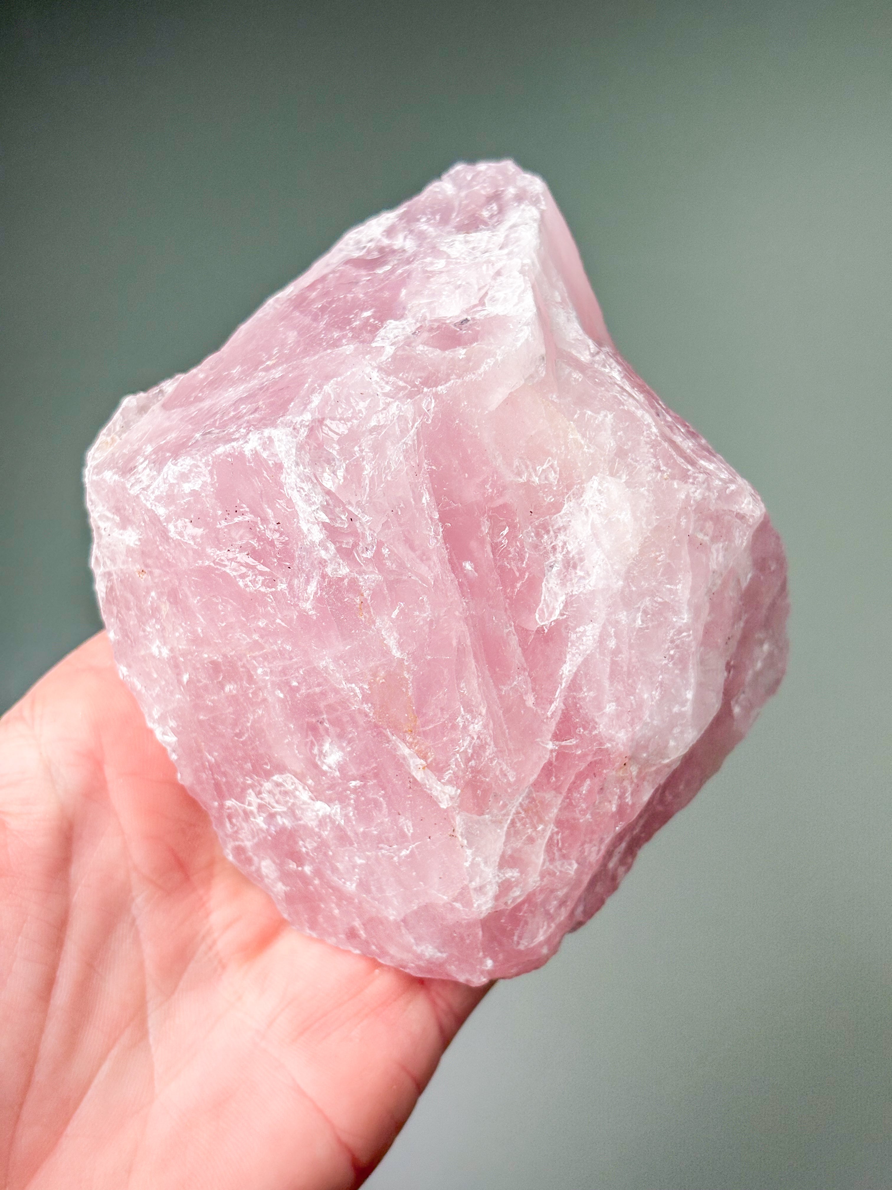 Stor Rå Rosakvarts (Nr. 9)
