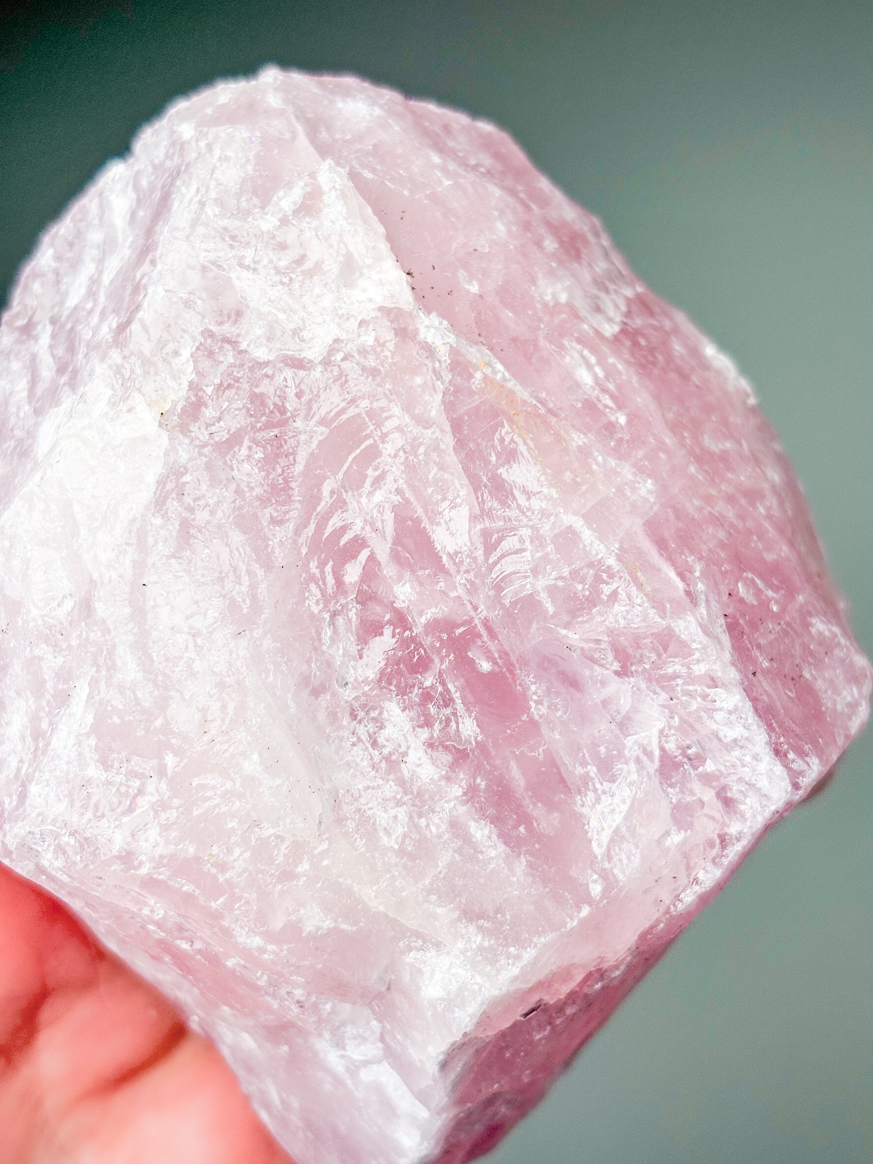 Stor Rå Rosakvarts (Nr. 9)