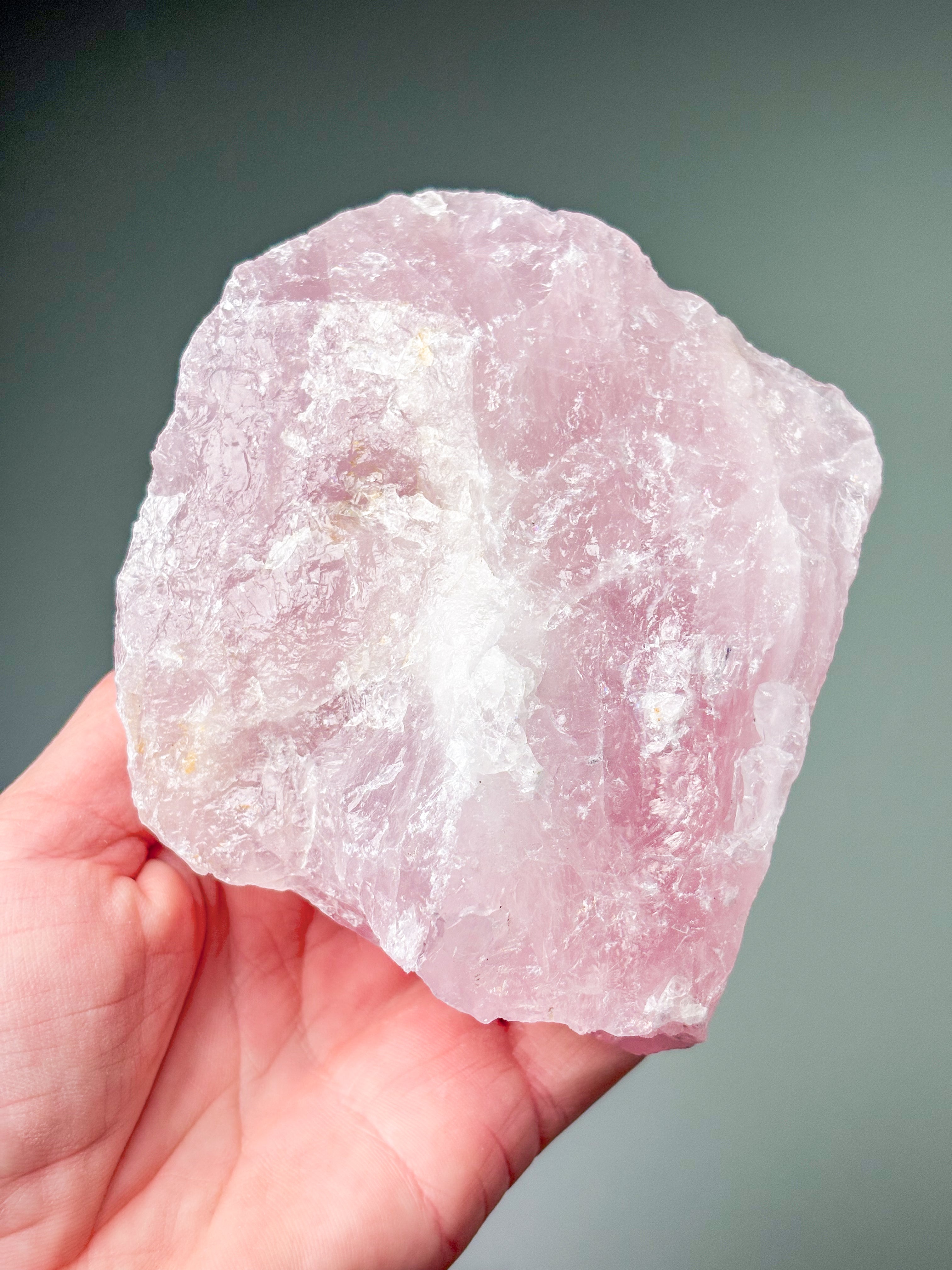 Stor Rå Rosakvarts (Nr. 9)