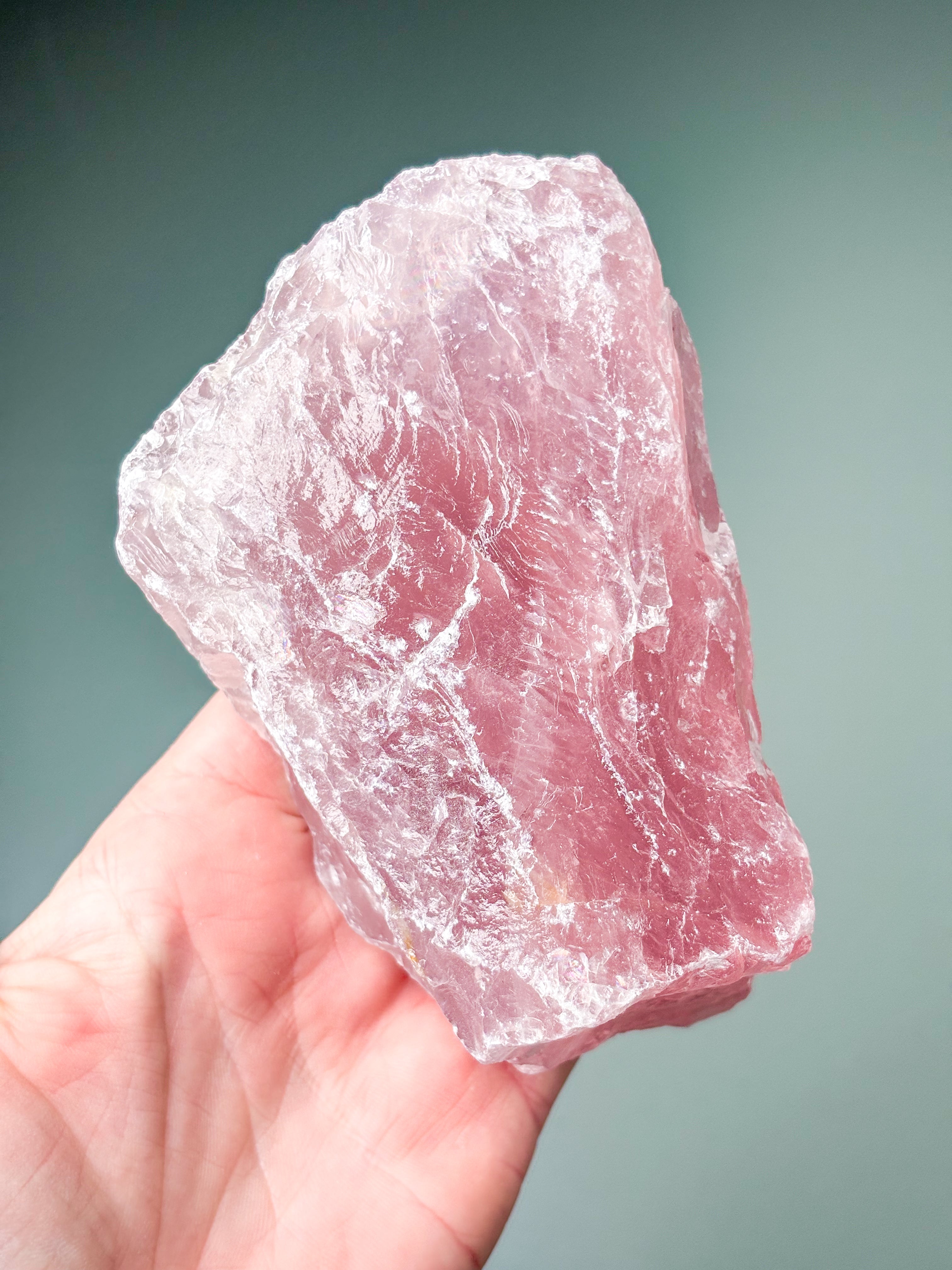 Stor Rå Rosakvarts (Nr. 10)