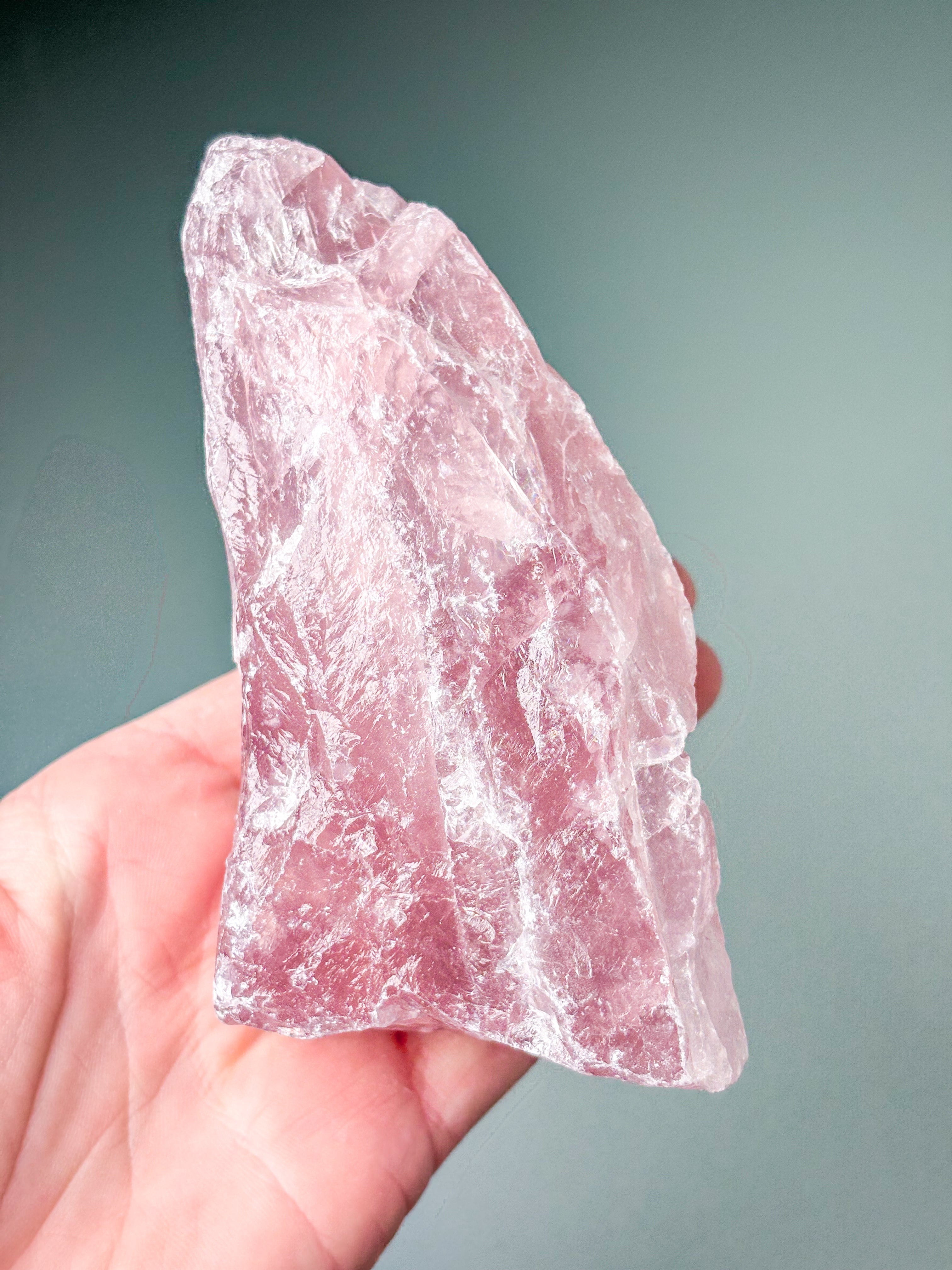 Stor Rå Rosakvarts (Nr. 10)