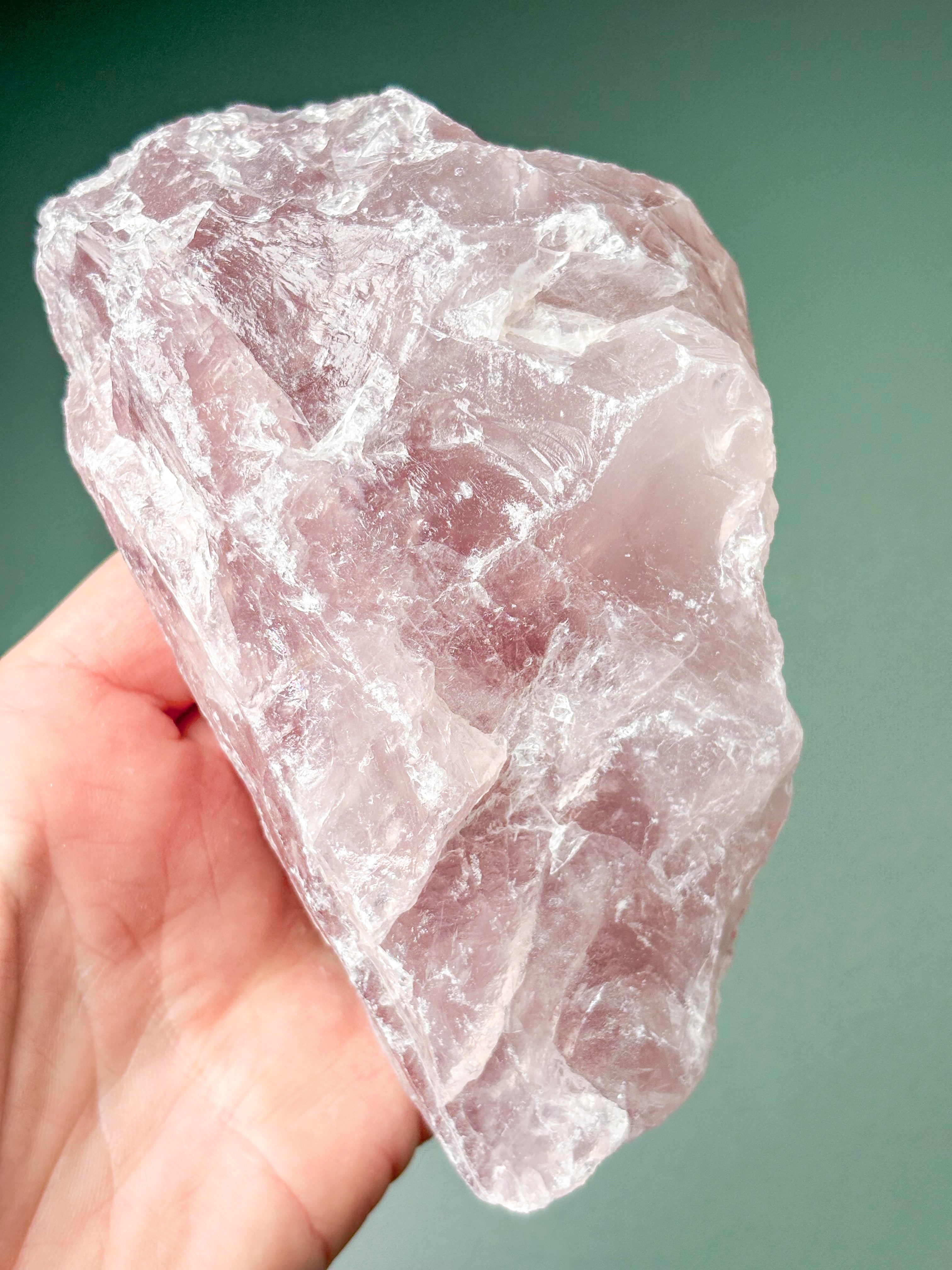 Stor Rå Rosakvarts (Nr. 10)
