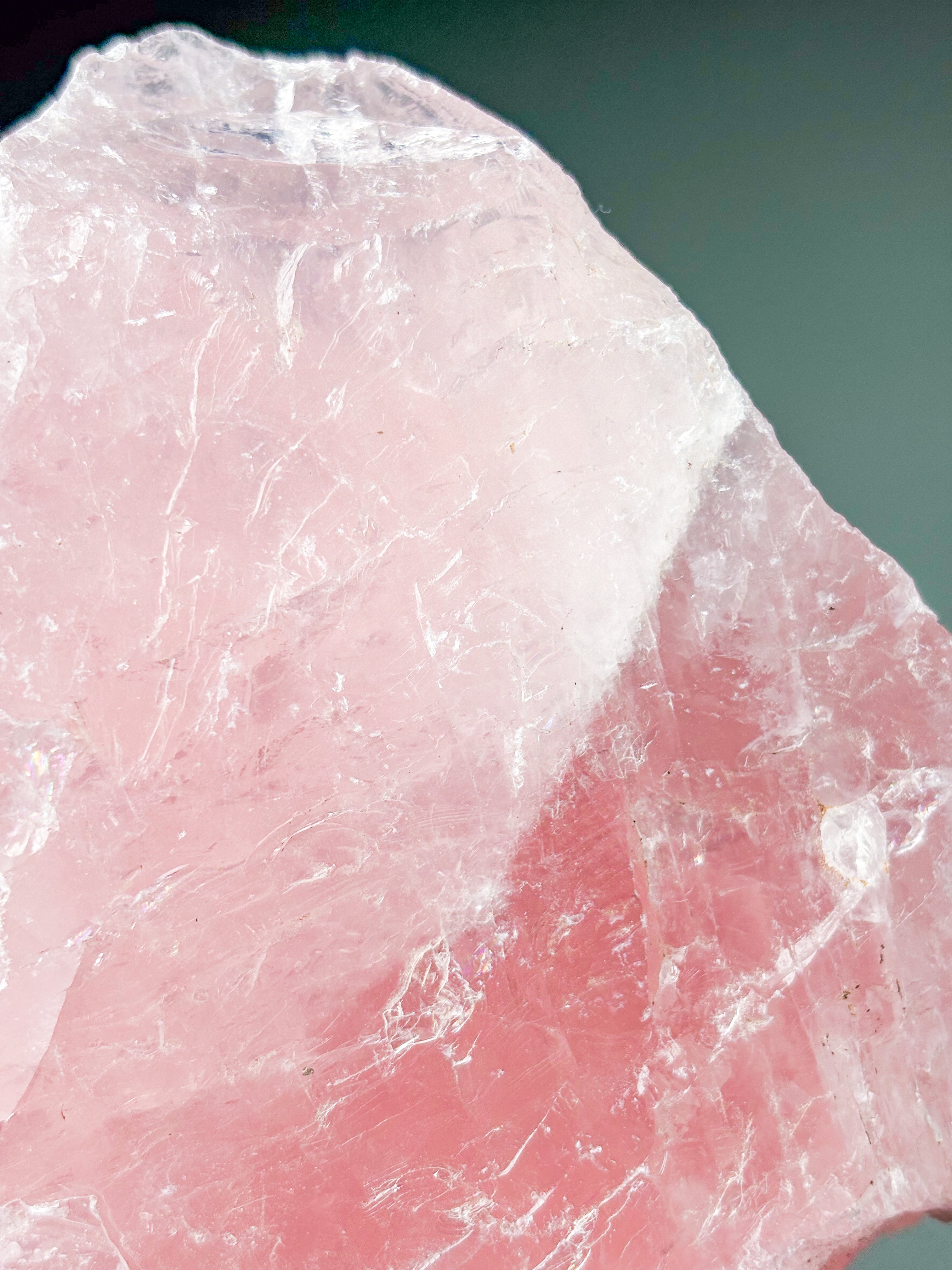 Stor Rå Rosakvarts (Nr. 12)