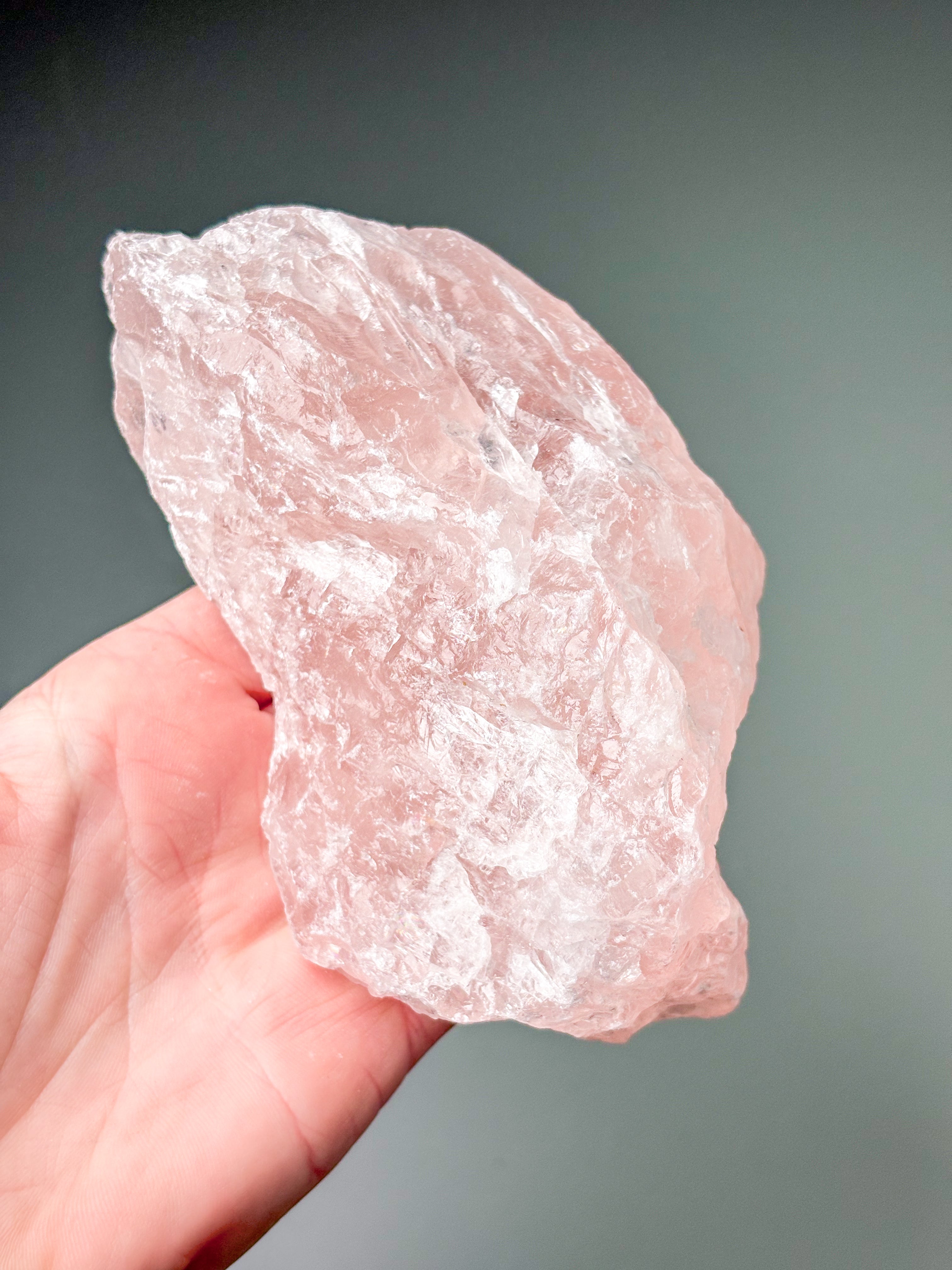 Stor Rå Rosakvarts (Nr. 13)
