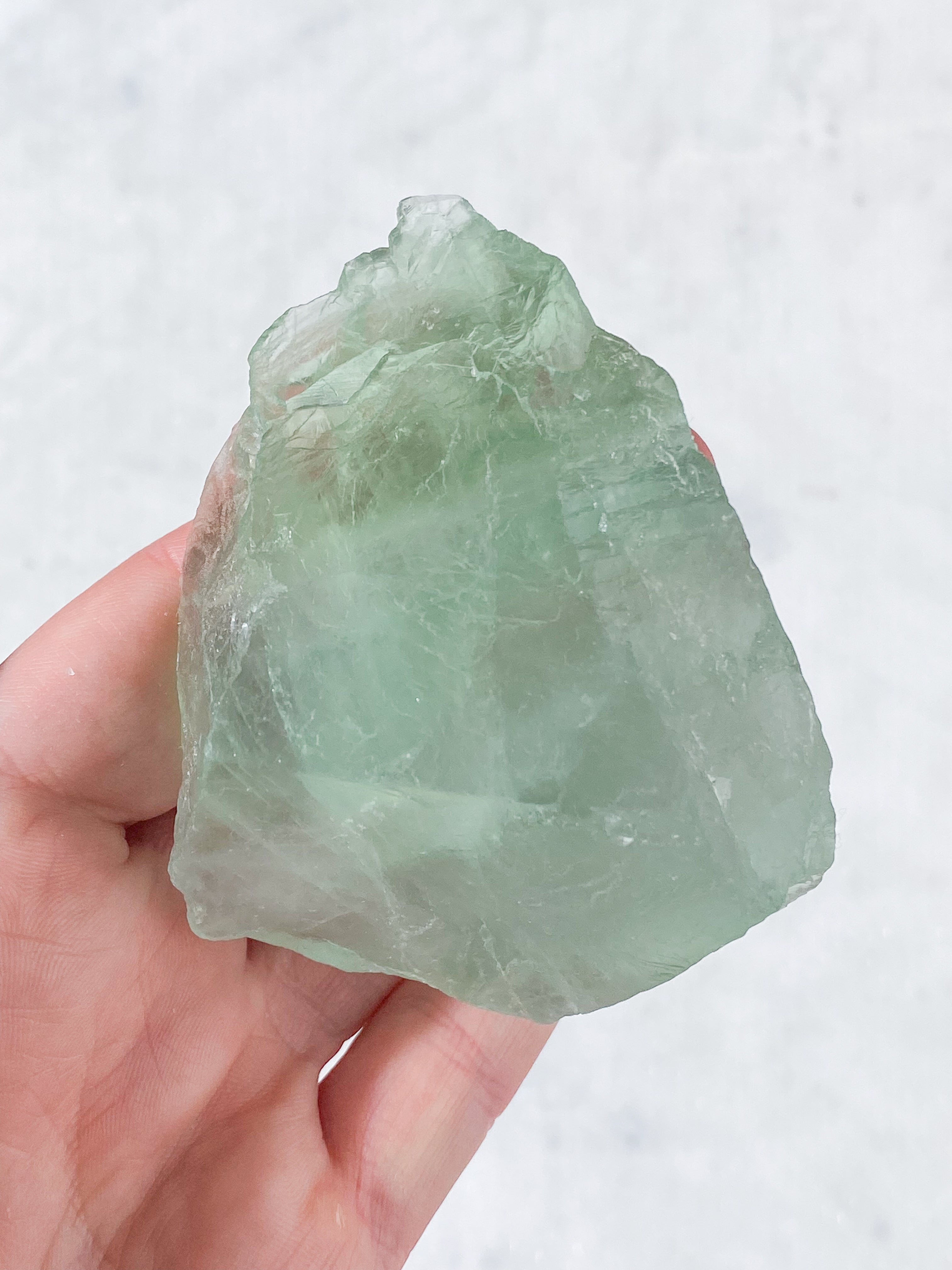Grøn Fluorit Rå (Nr. 30)
