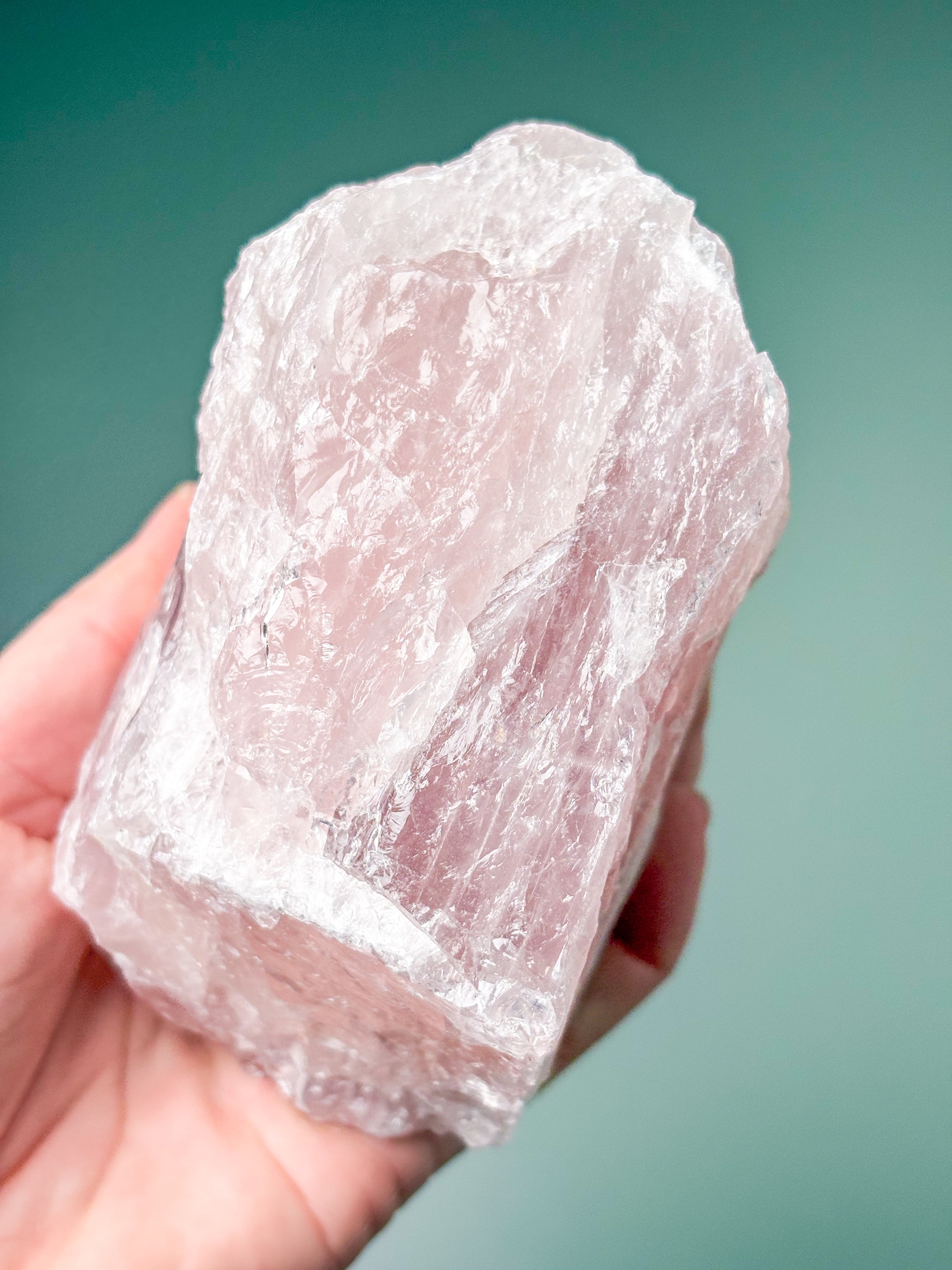 Stor Rå Rosakvarts (Nr. 14)