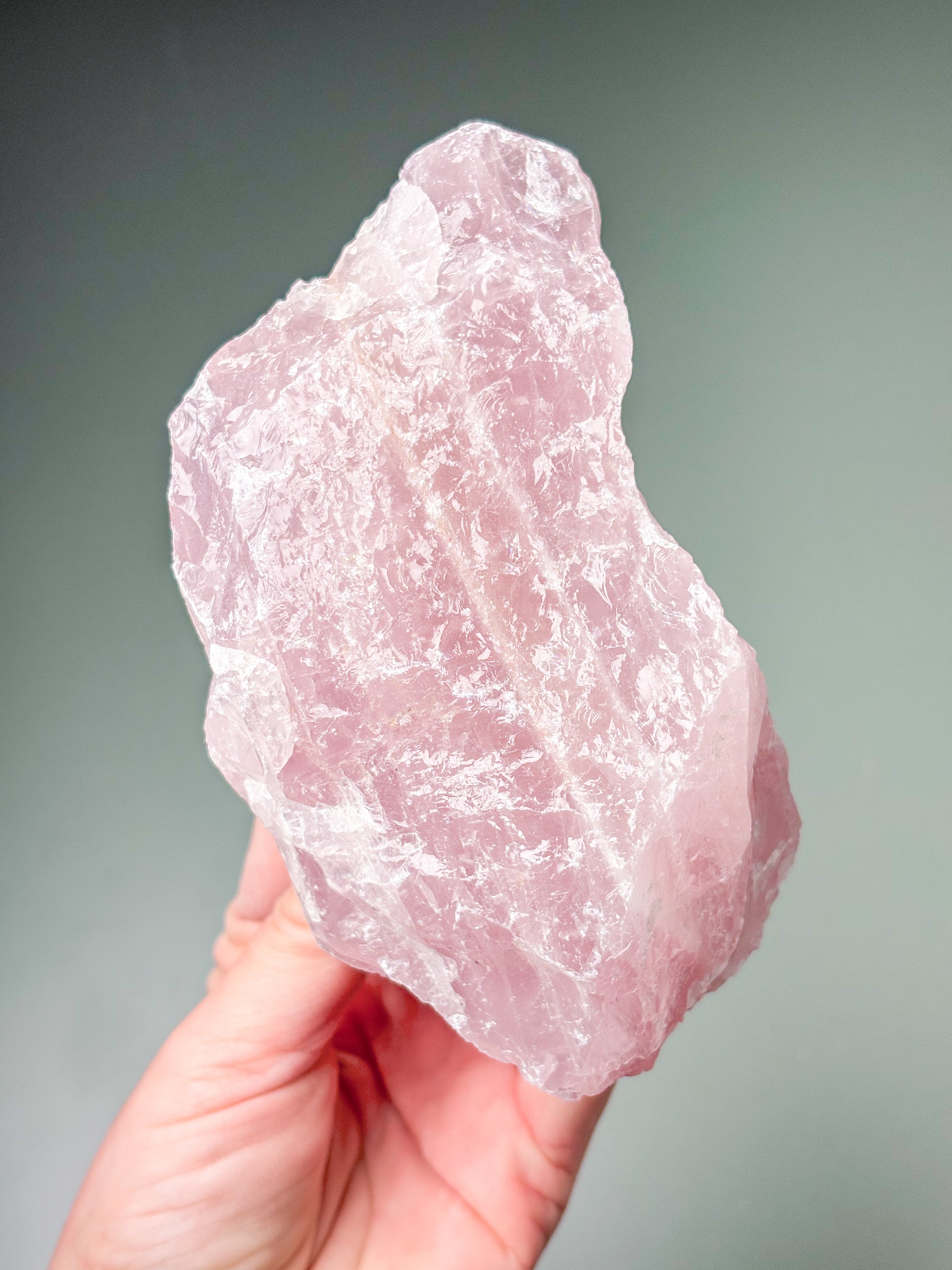 Stor Rå Rosakvarts (Nr. 19)