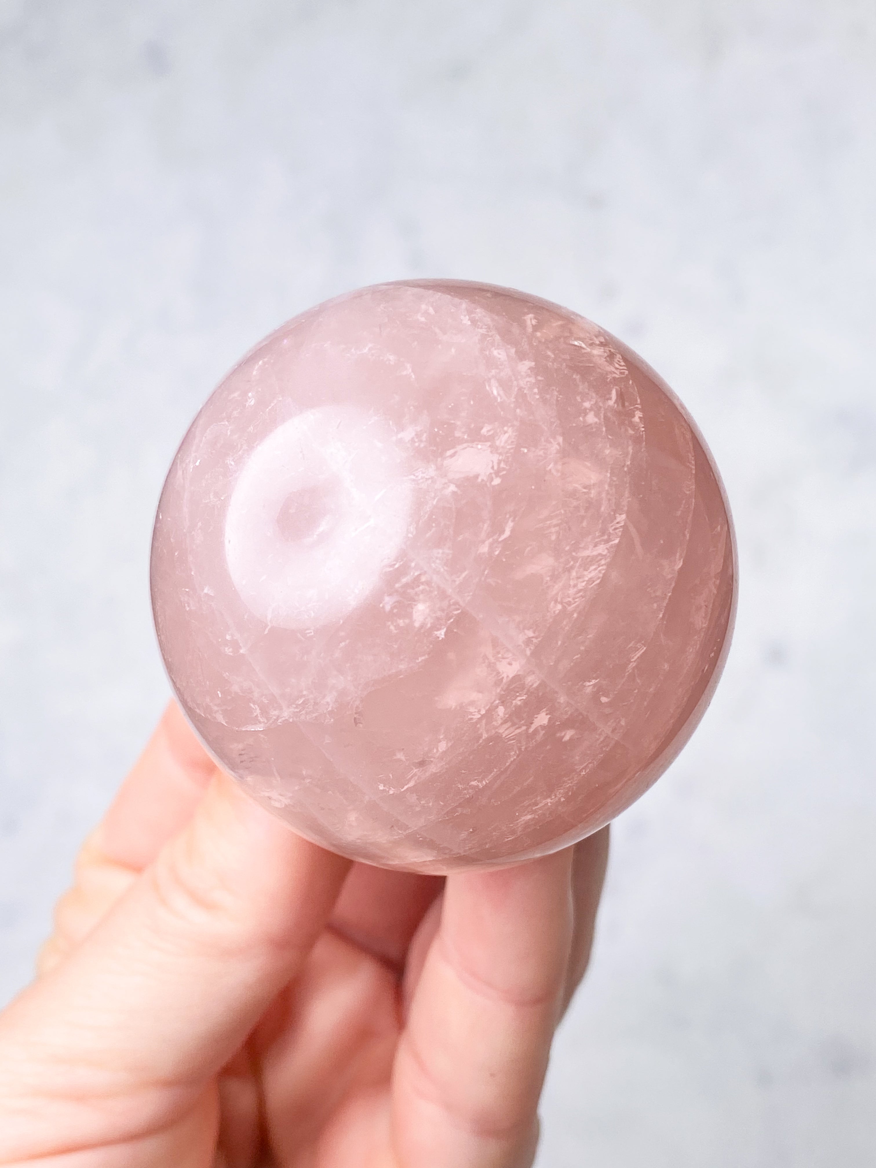 Rosakvarts Kugle (Nr. 3)