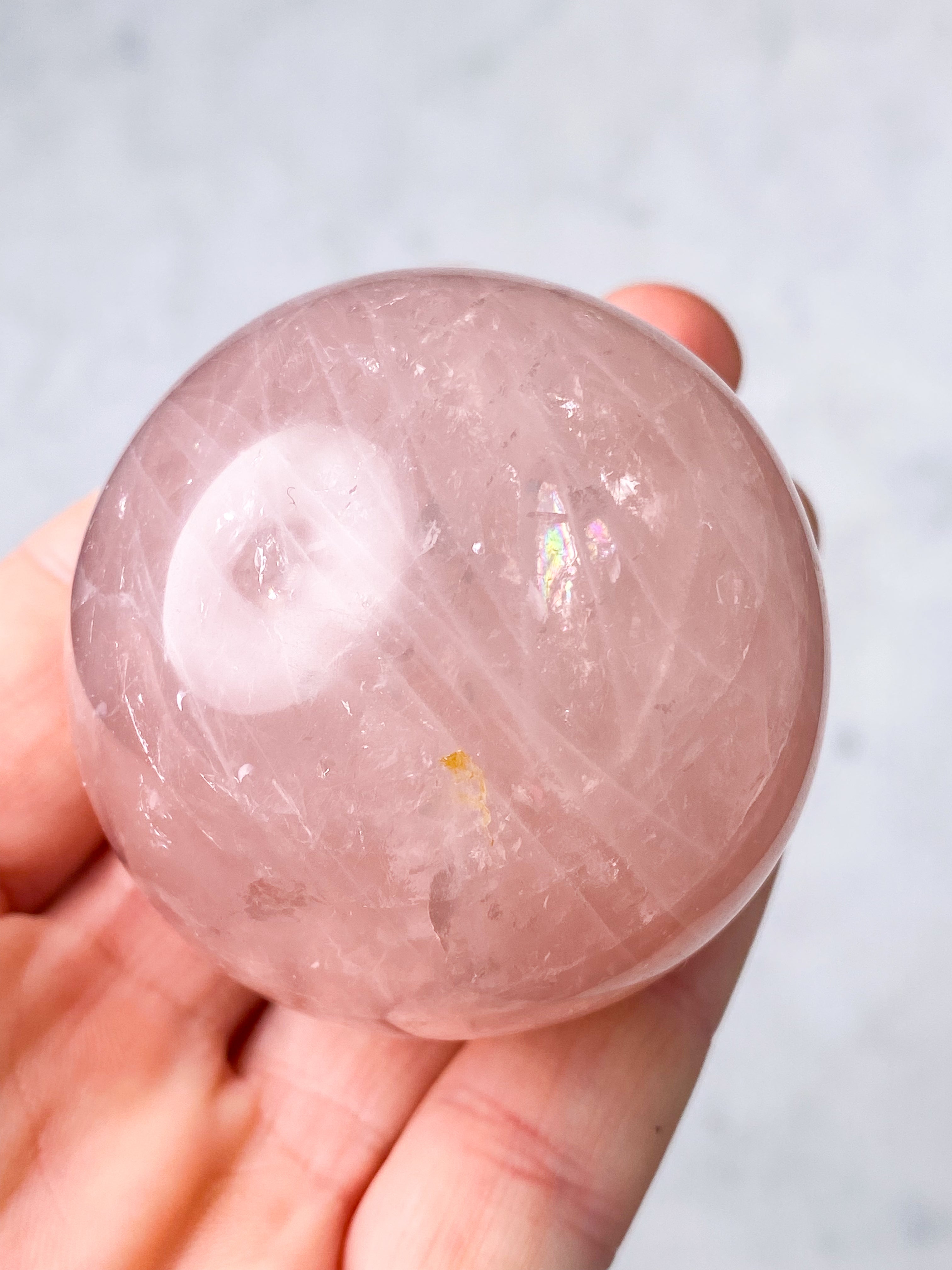 Rosakvarts Kugle (Nr. 3)